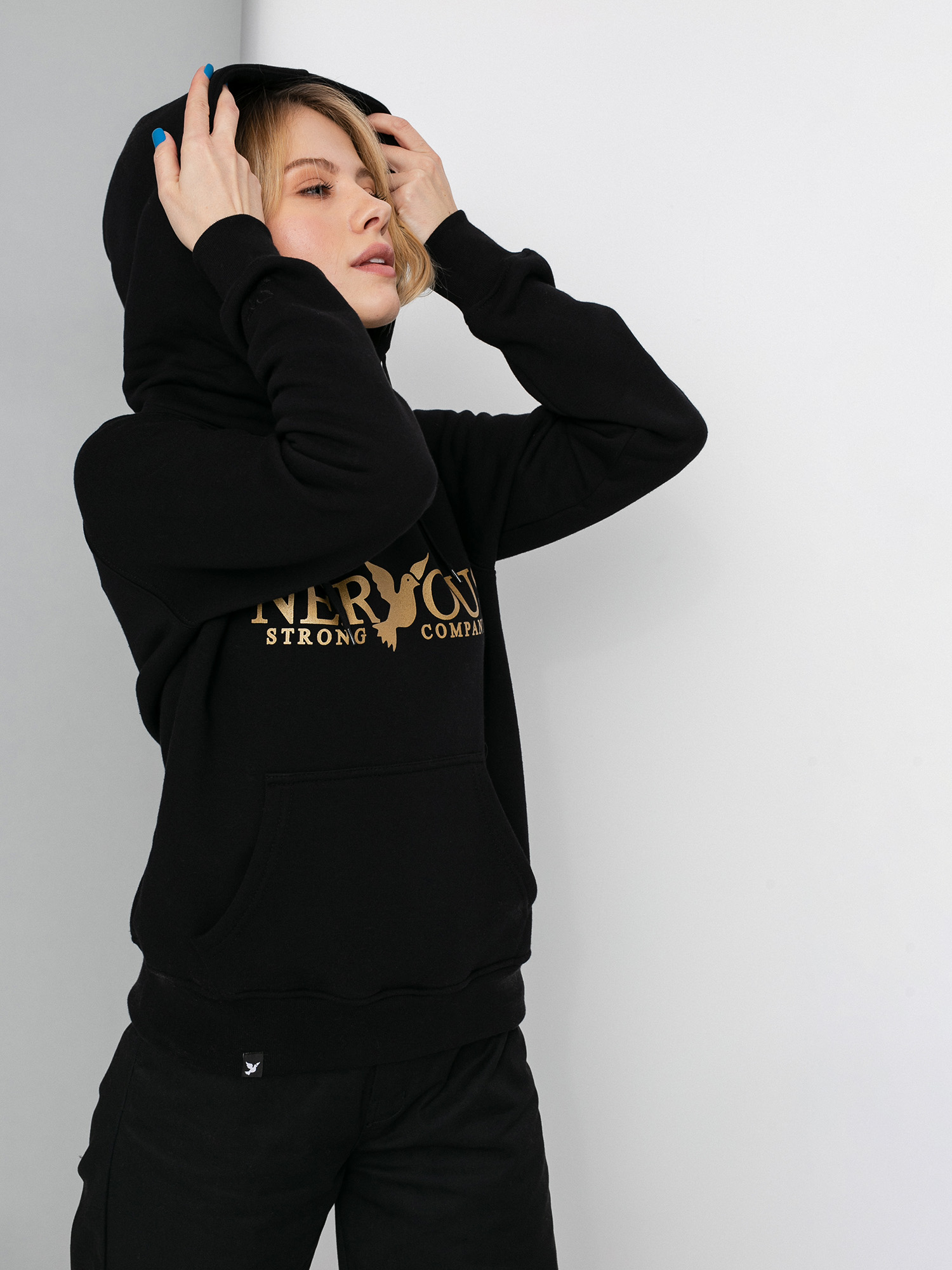 Bluza z kapturem Nervous Classic HD Wmn (black)