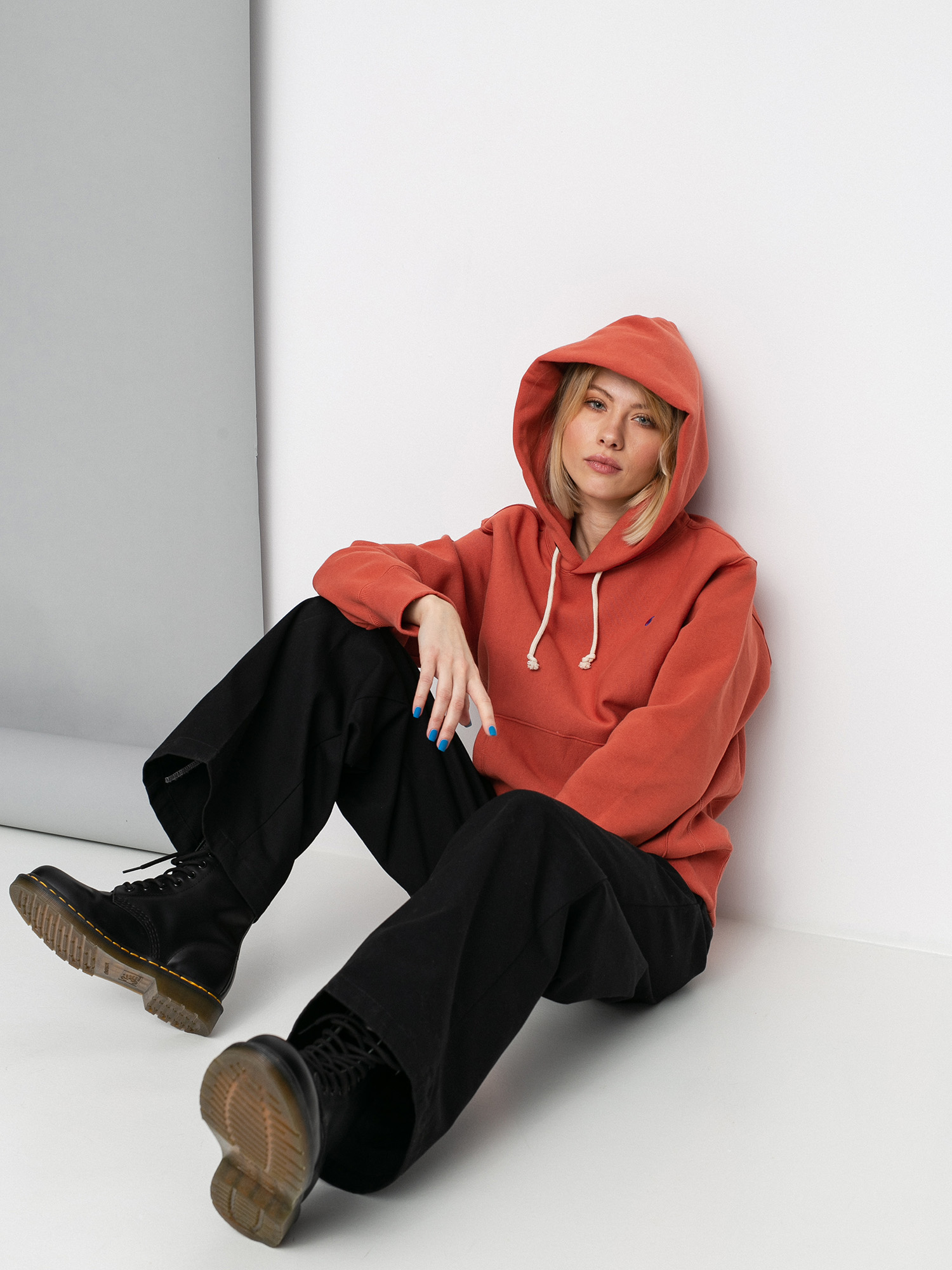Bluza z kapturem Champion Sweatshirt HD 113350 Wmn (erd)