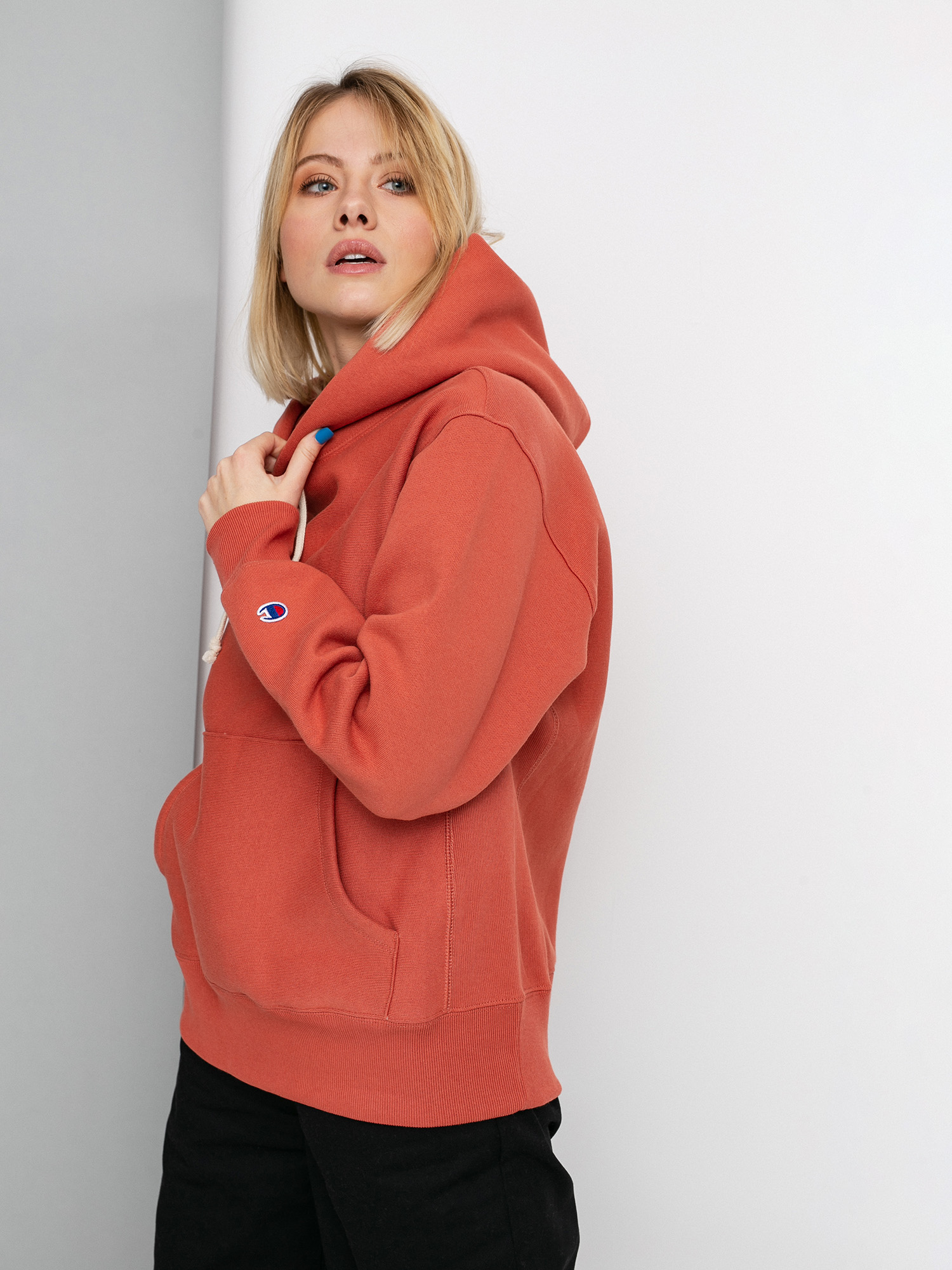 Bluza z kapturem Champion Sweatshirt HD 113350 Wmn (erd)