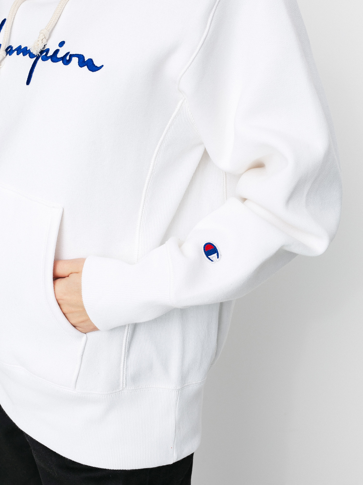 Bluza z kapturem Champion Sweatshirt HD 113794 Wmn (wht)