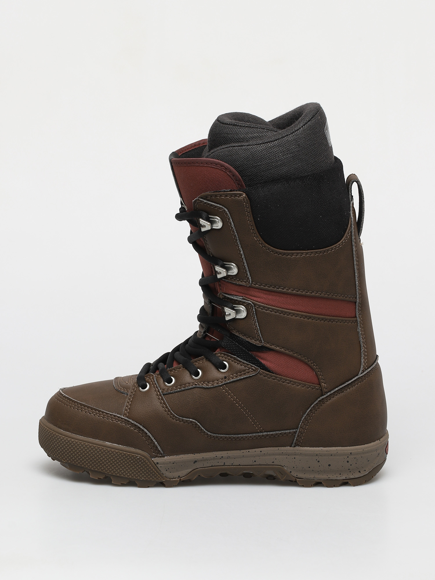 Męskie Buty snowboardowe Vans Invado Pro (brown/red)