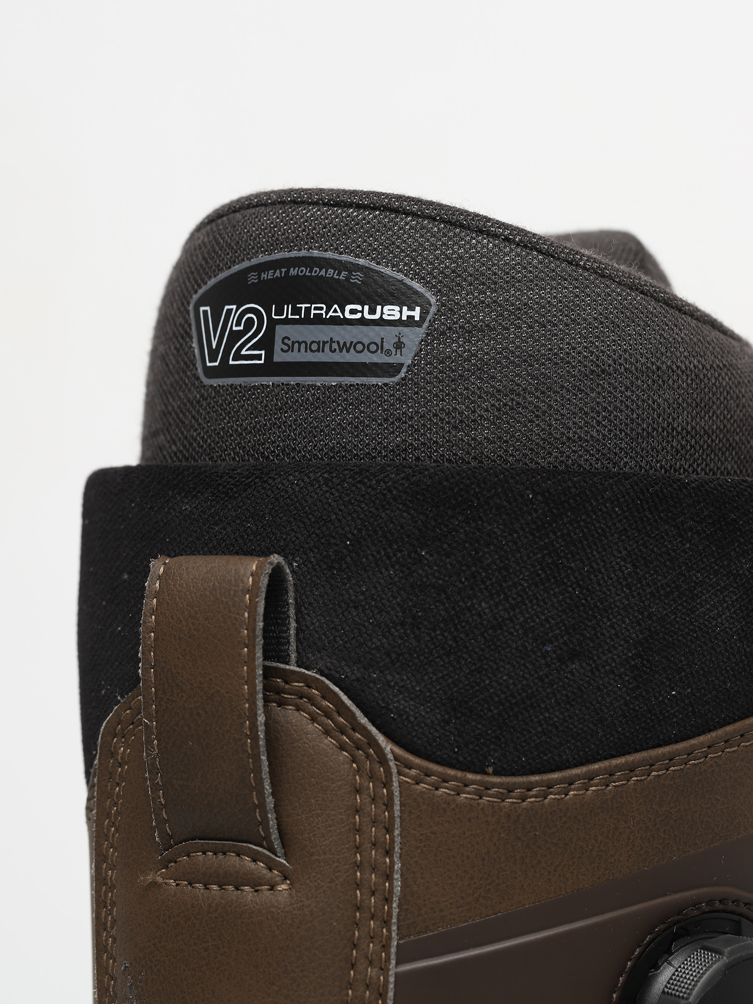 Męskie Buty snowboardowe Vans Invado Pro (brown/red)