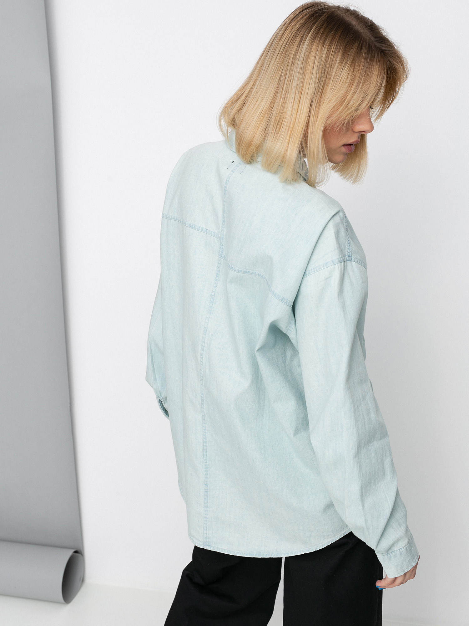 Koszula Volcom Sunday Strut Wmn (sun faded indigo)