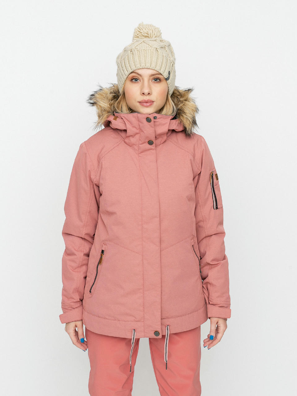 Damska Kurtka snowboardowa Roxy Meade (dusty rose)