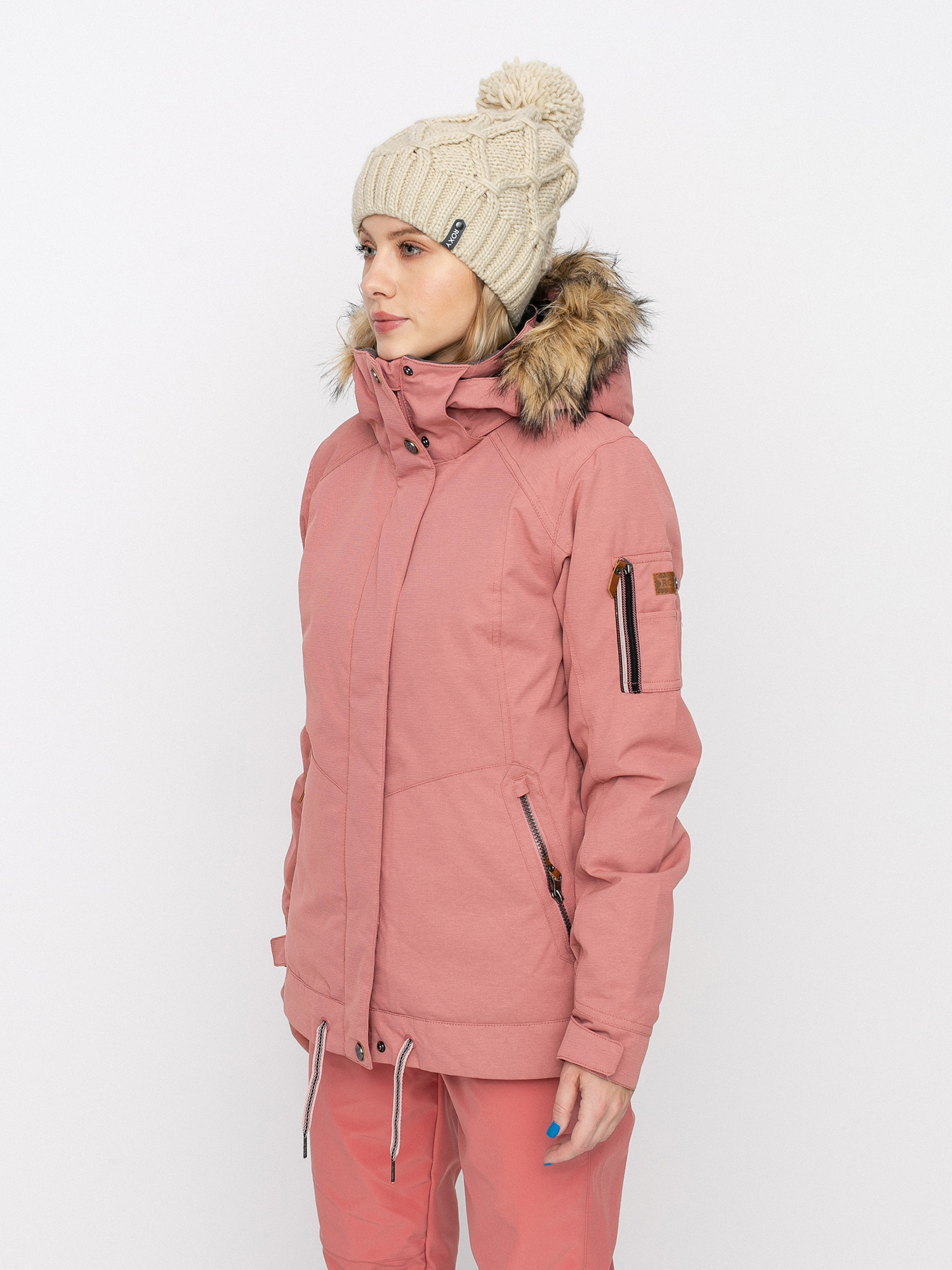 Damska Kurtka snowboardowa Roxy Meade (dusty rose)