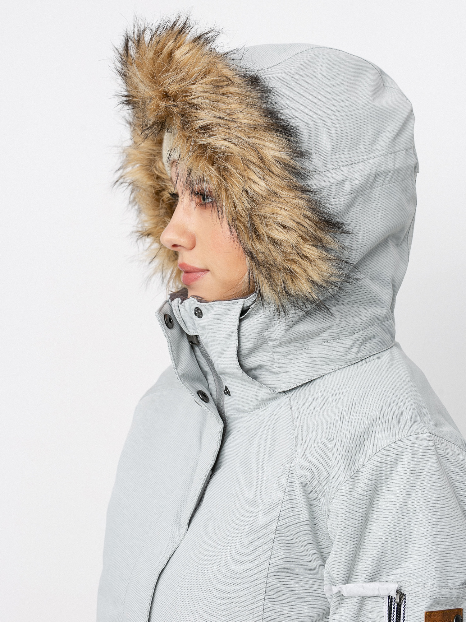 Damska Kurtka snowboardowa Roxy Meade (heather grey)