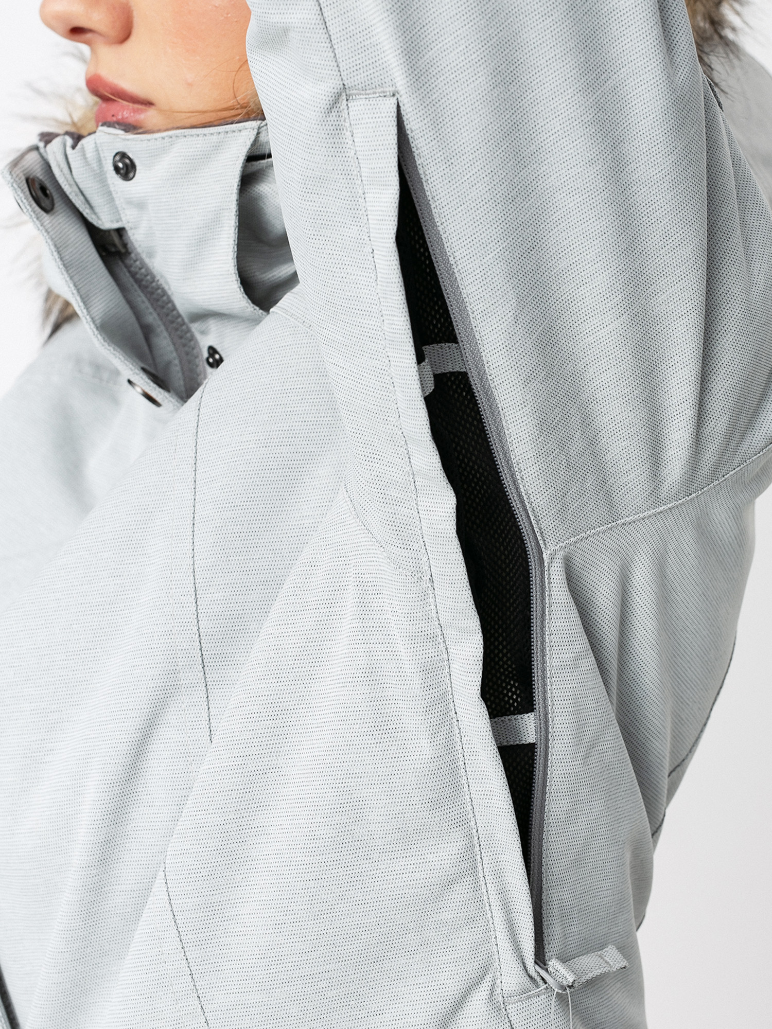 Damska Kurtka snowboardowa Roxy Meade (heather grey)