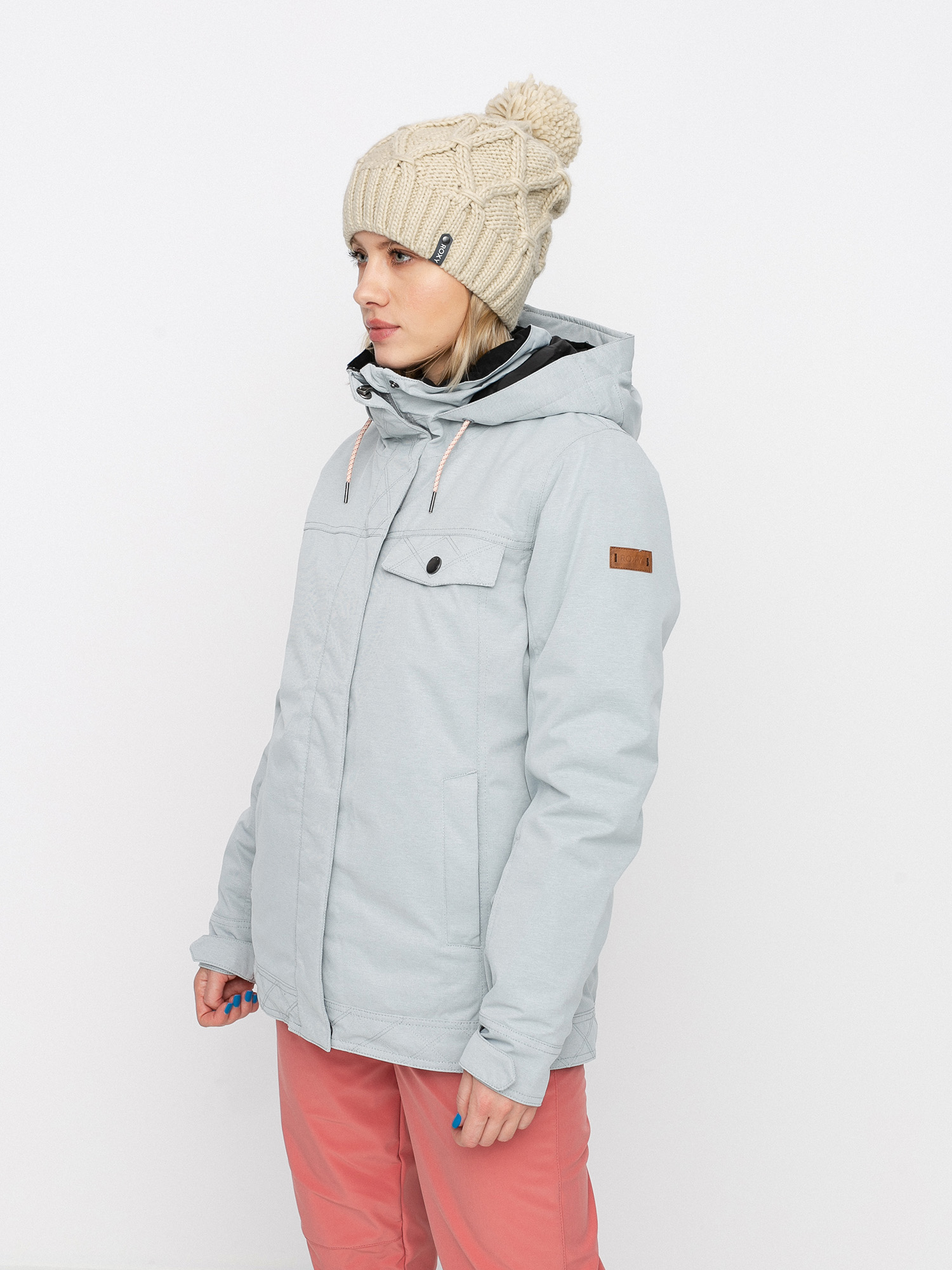 Damska Kurtka snowboardowa Roxy Billie (heather grey)