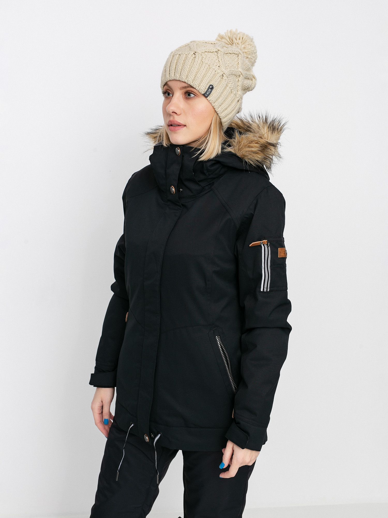 Damska Kurtka snowboardowa Roxy Meade (true black)