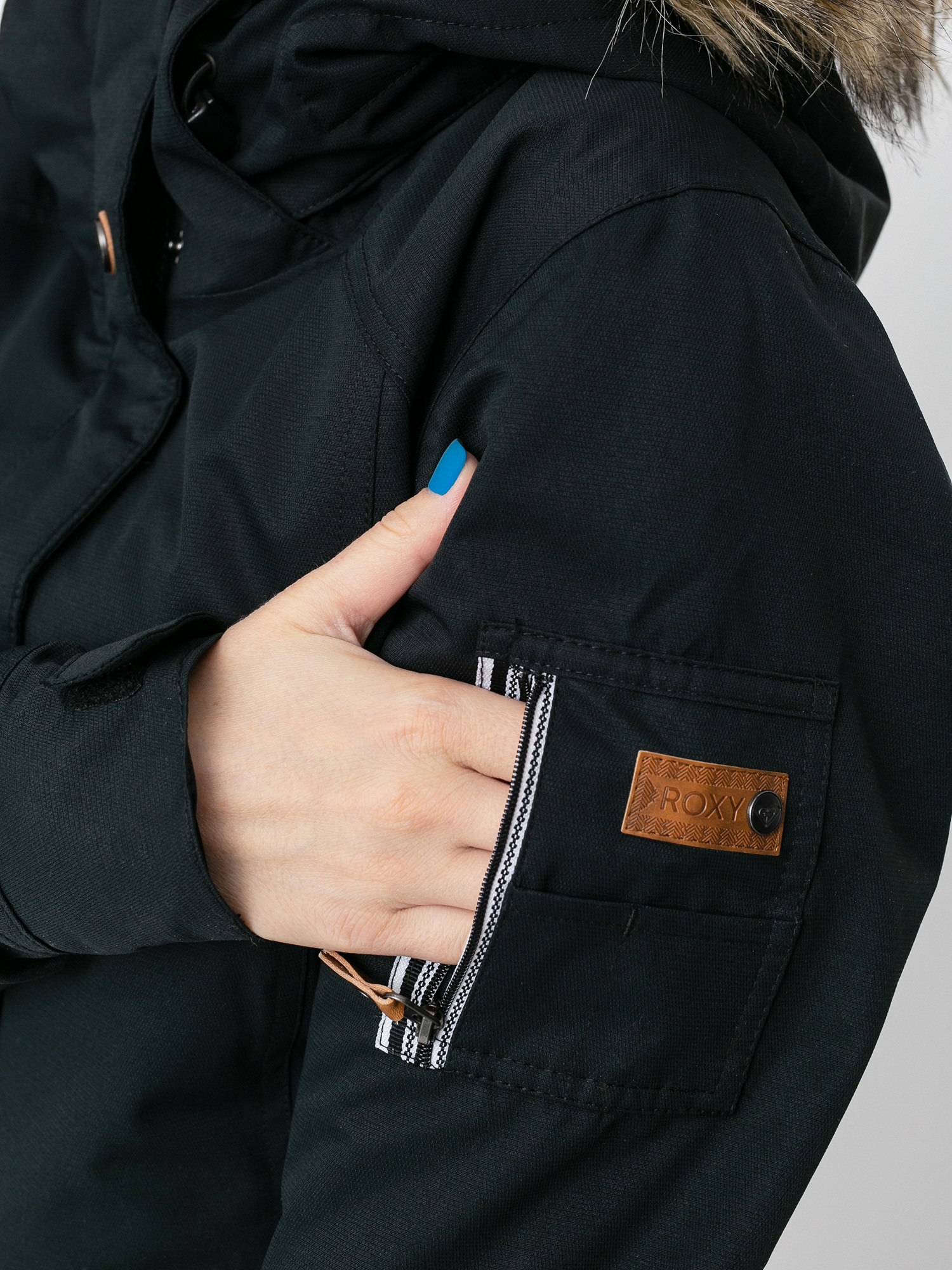 Damska Kurtka snowboardowa Roxy Meade (true black)