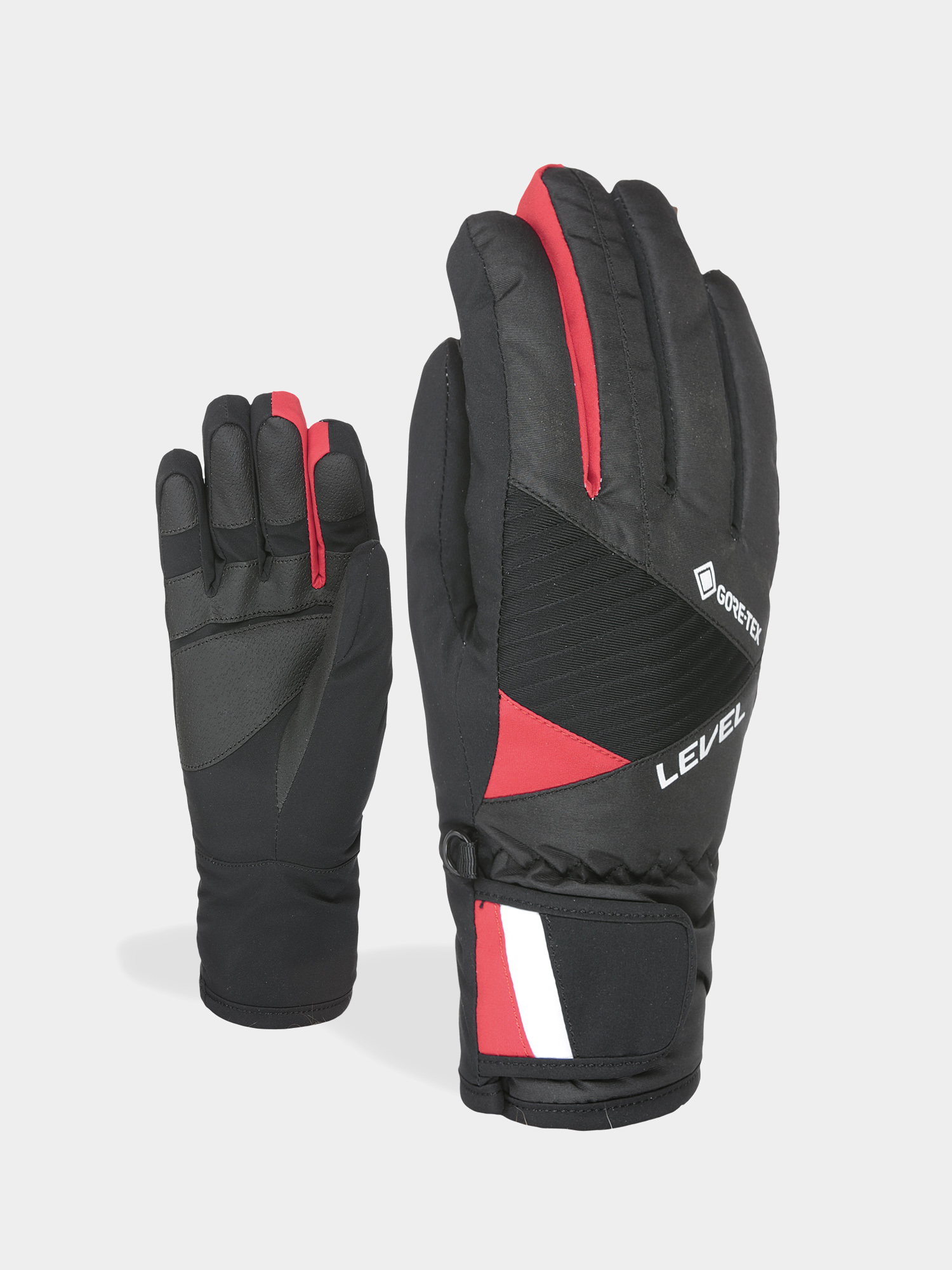 Rękawice Level Force Jr Gore Tex (red)