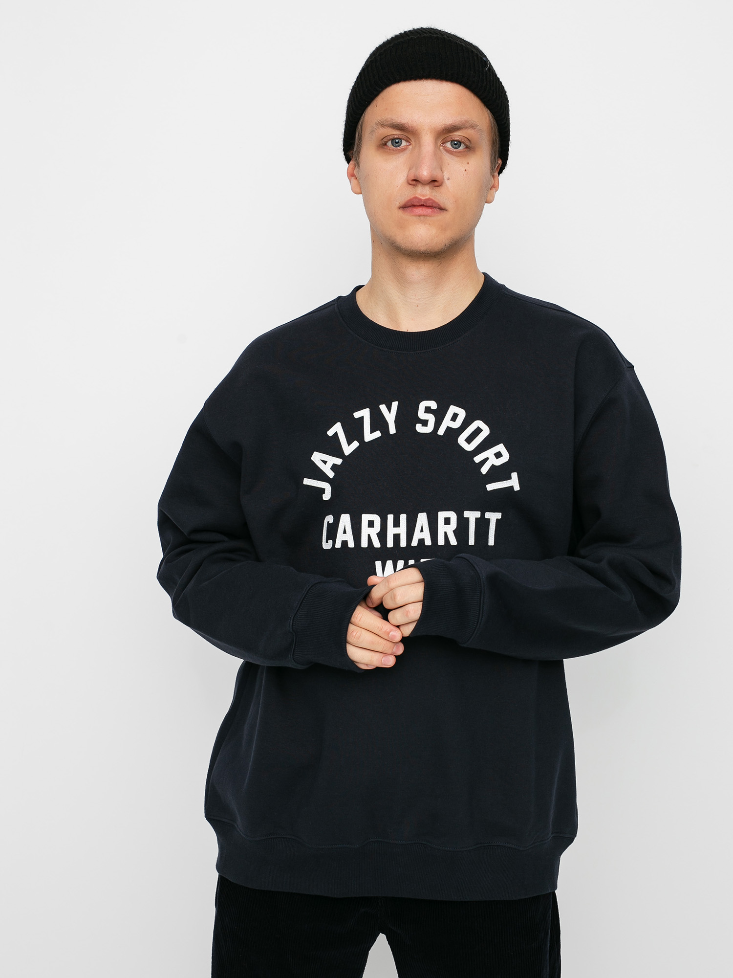 Bluza Carhartt WIP X Relevant Parties Jazzy Sport (dark navy/white)