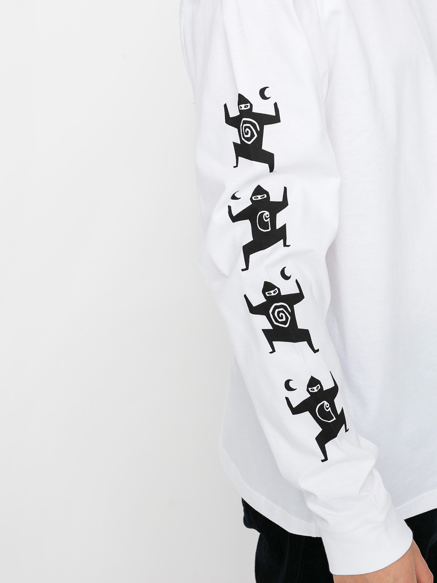Longsleeve Carhartt WIP X Relevant Parties Ninja Tune (white/black)