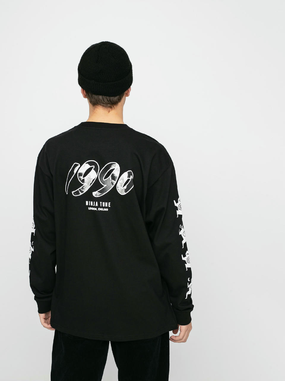 Longsleeve Carhartt WIP X Relevant Parties Ninja Tune (black/white)