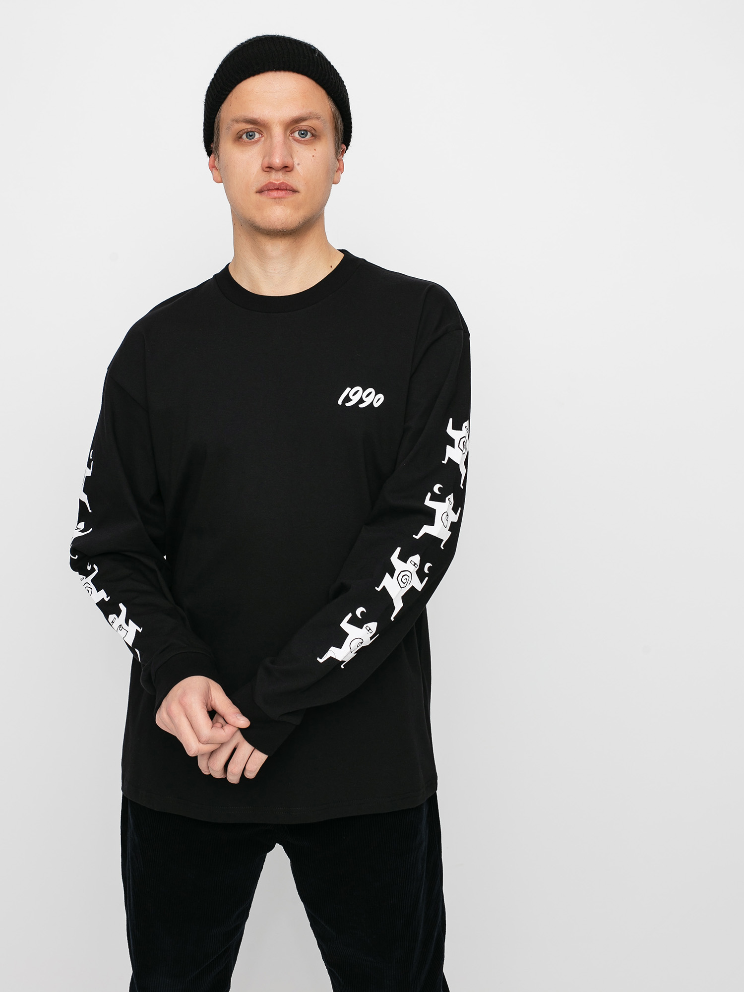 Longsleeve Carhartt WIP X Relevant Parties Ninja Tune (black/white)
