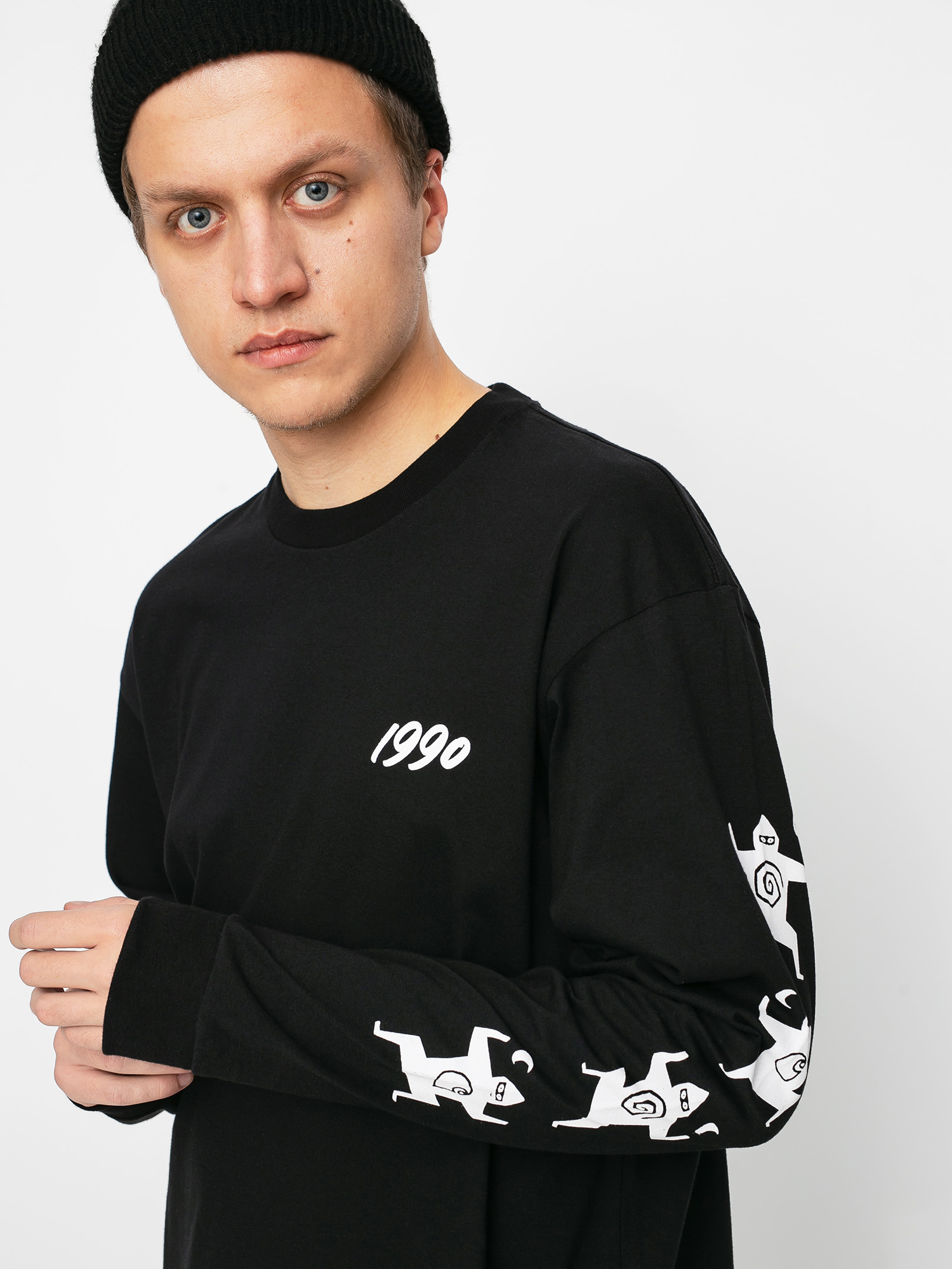 Longsleeve Carhartt WIP X Relevant Parties Ninja Tune (black/white)
