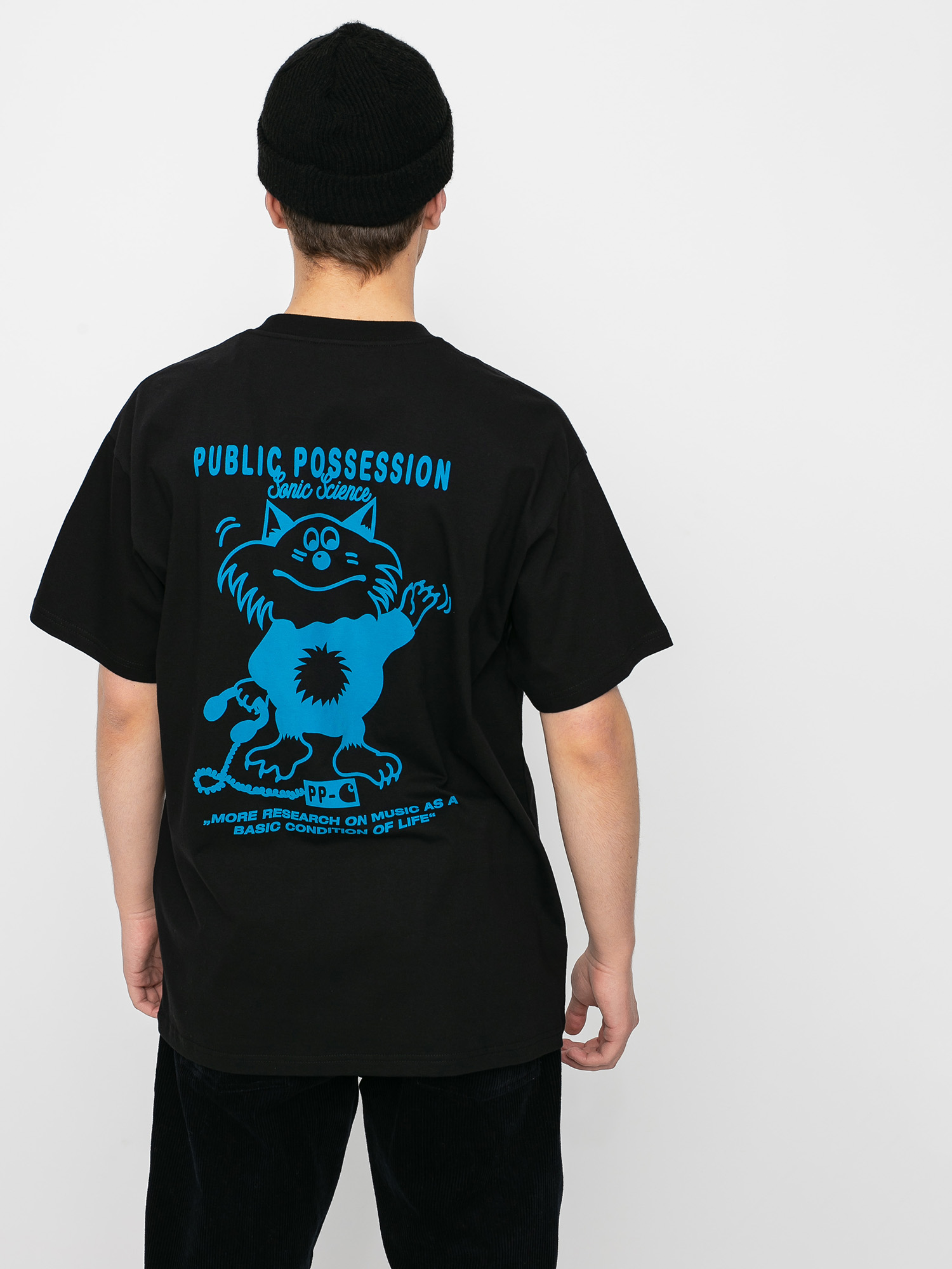 T-shirt Carhartt WIP X Relevant Parties Public Possession (black/blue)