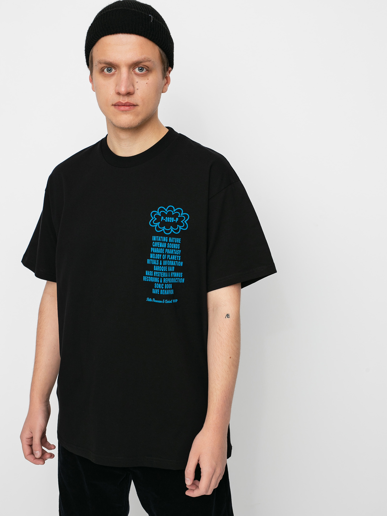 T-shirt Carhartt WIP X Relevant Parties Public Possession (black/blue)