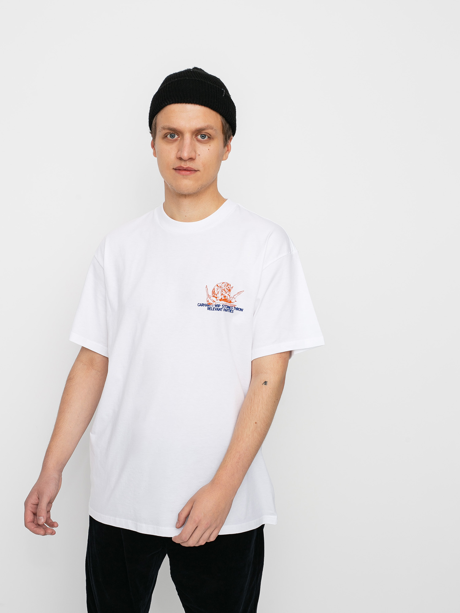 T-shirt Carhartt WIP X Relevant Parties Stone Throw (white)