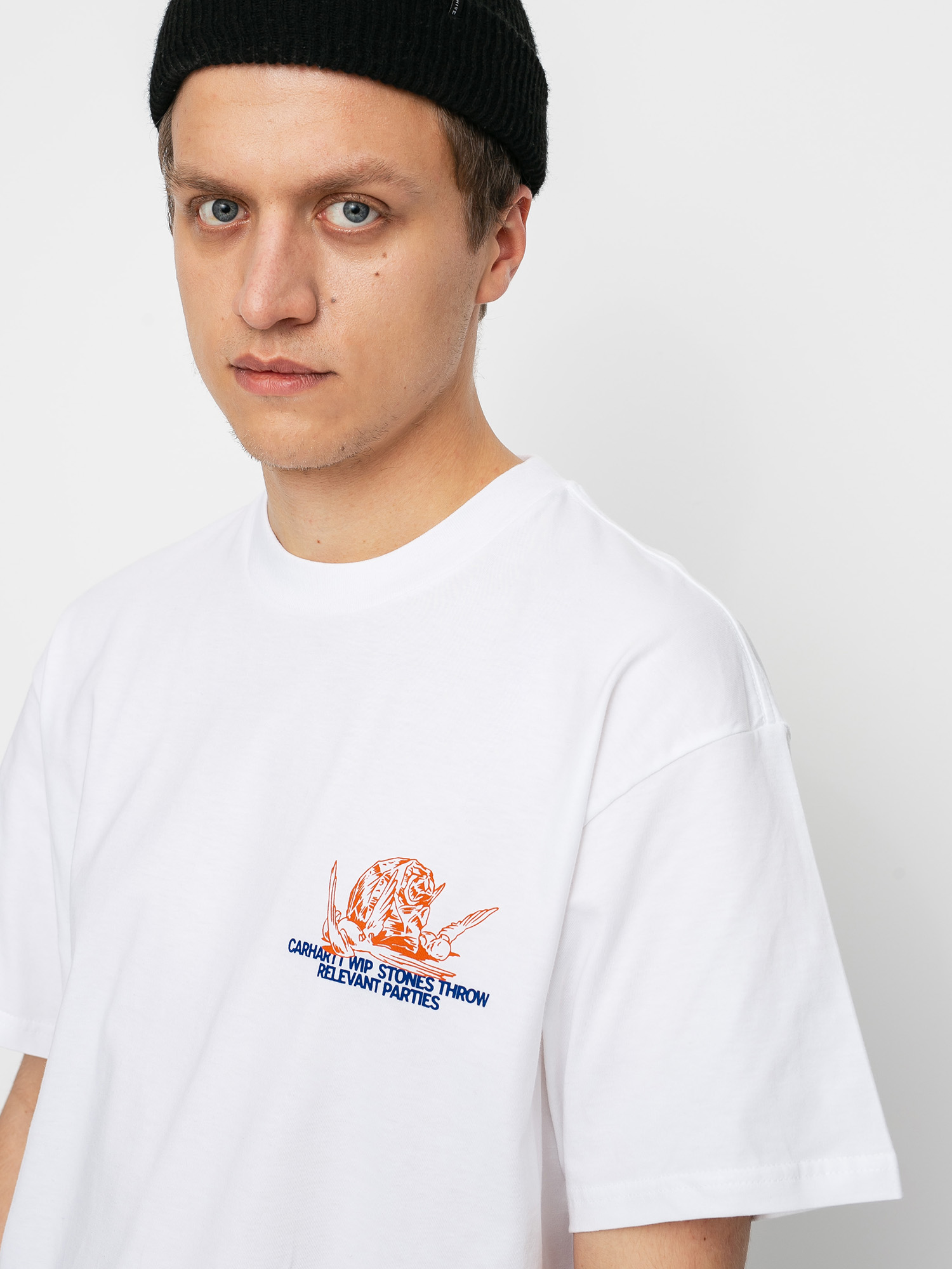 T-shirt Carhartt WIP X Relevant Parties Stone Throw (white)