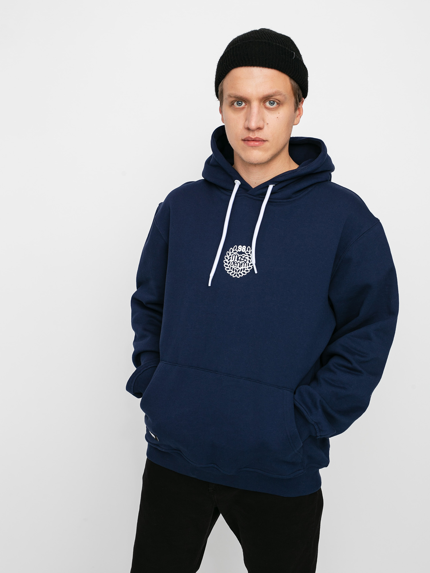 Bluza z kapturem MassDnm Base Small Logo HD (navy)