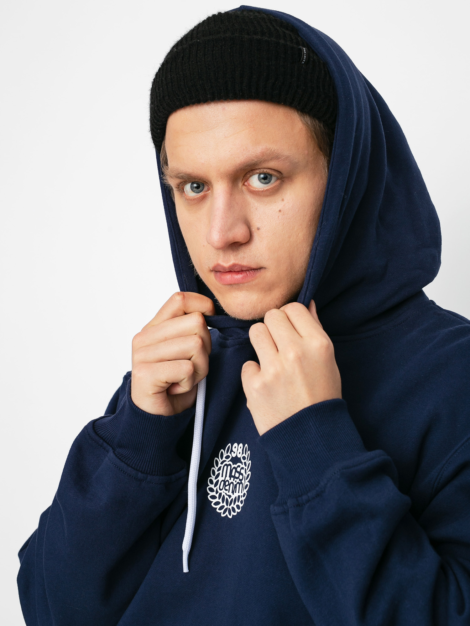 Bluza z kapturem MassDnm Base Small Logo HD (navy)