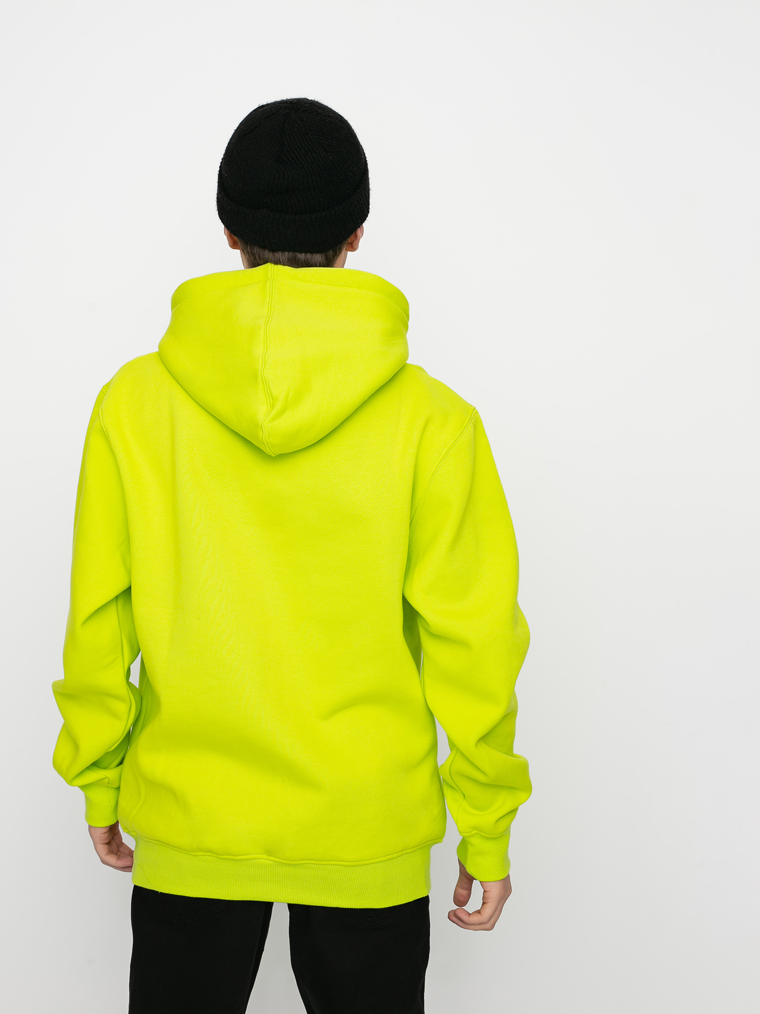Bluza z kapturem MassDnm Signature Small Logo HD (toxic yellow)