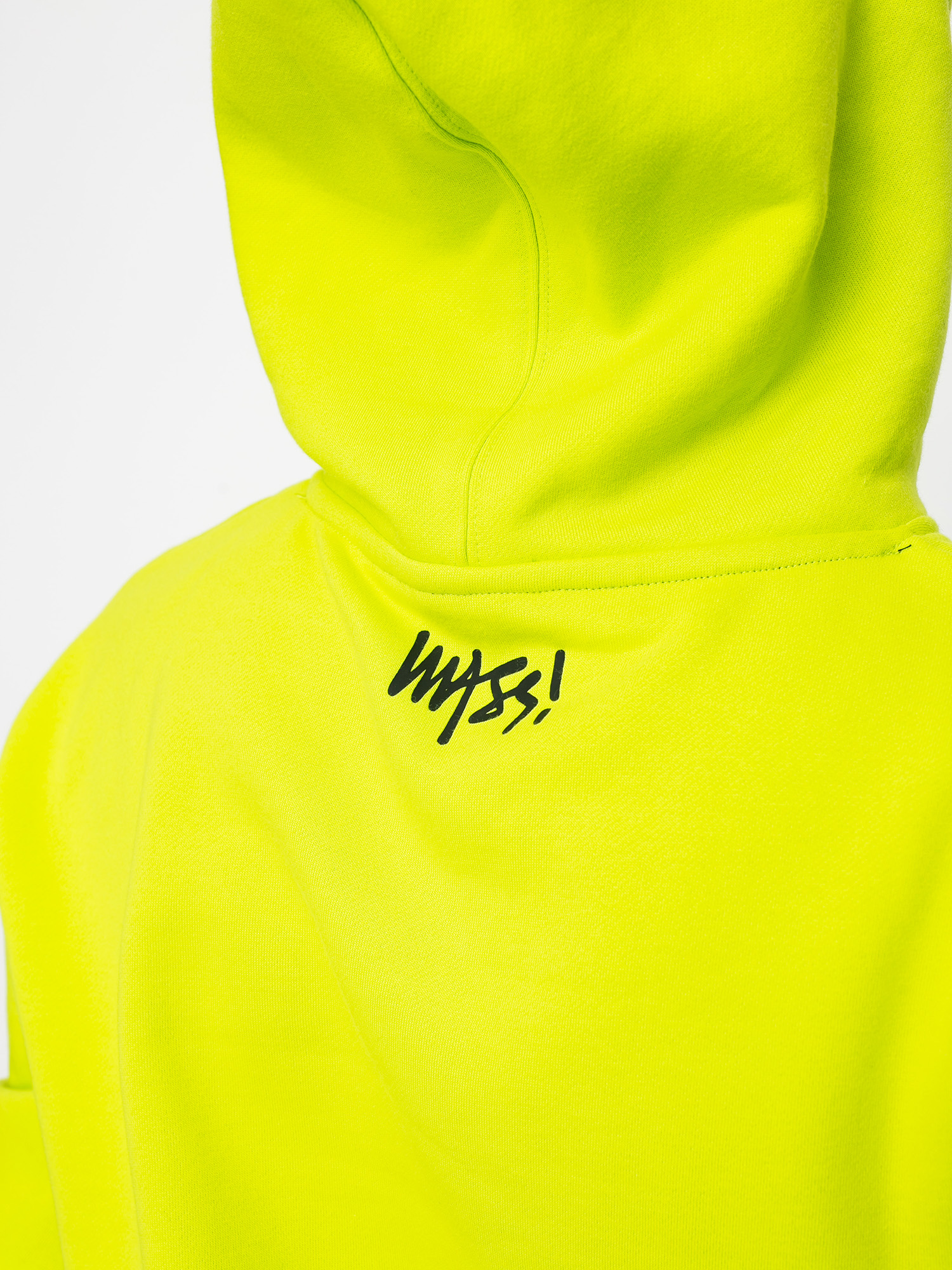 Bluza z kapturem MassDnm Signature Small Logo HD (toxic yellow)