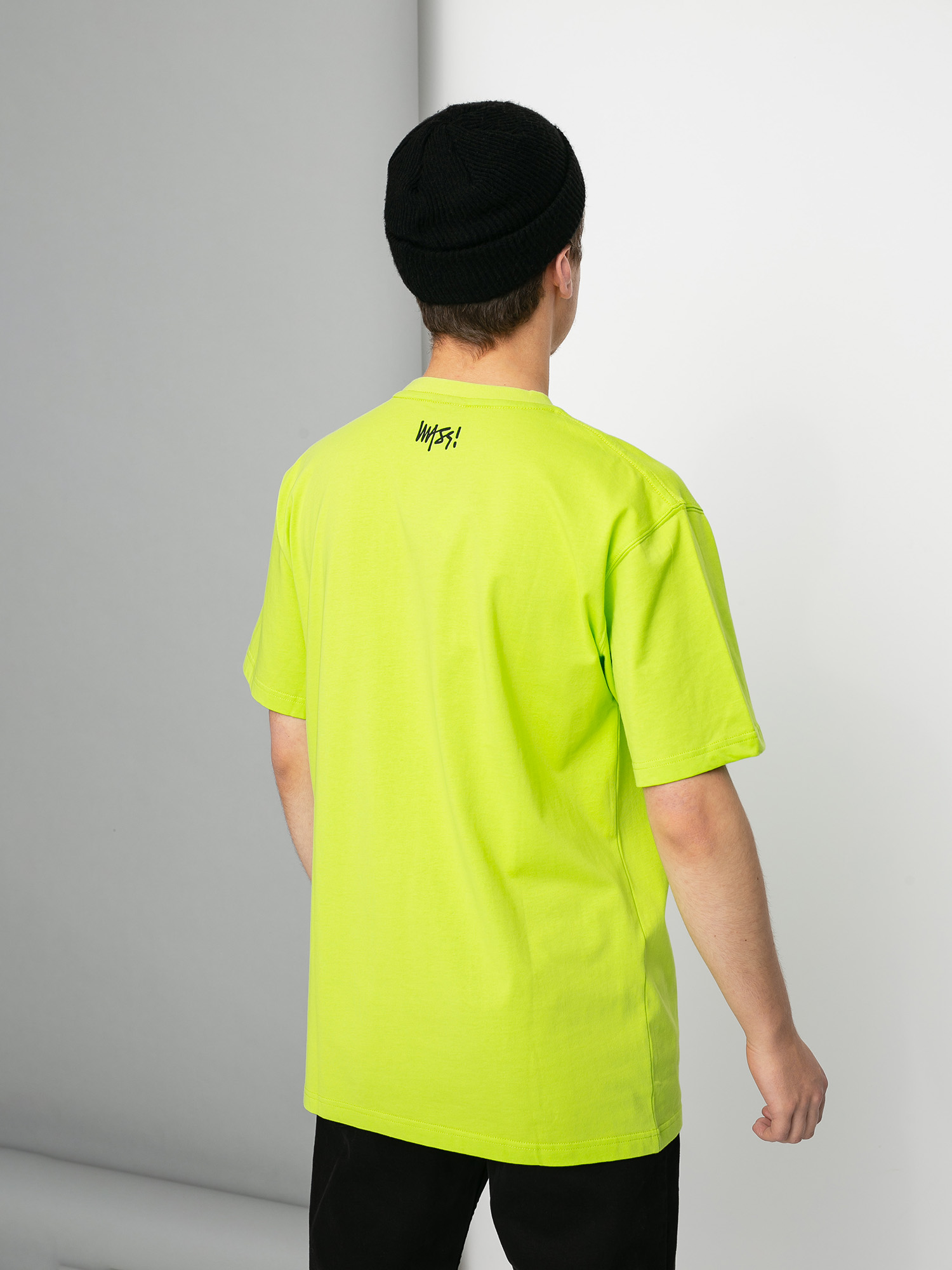 T-shirt MassDnm Signature Small Logo (toxic yellow)