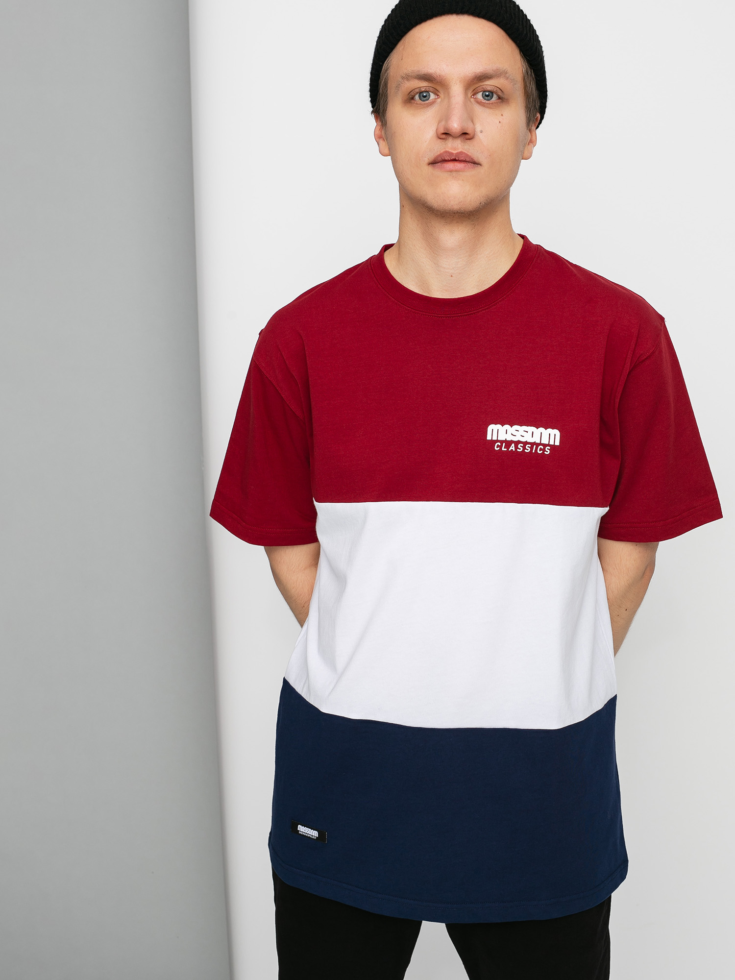 T-shirt MassDnm Zone (claret/navy)