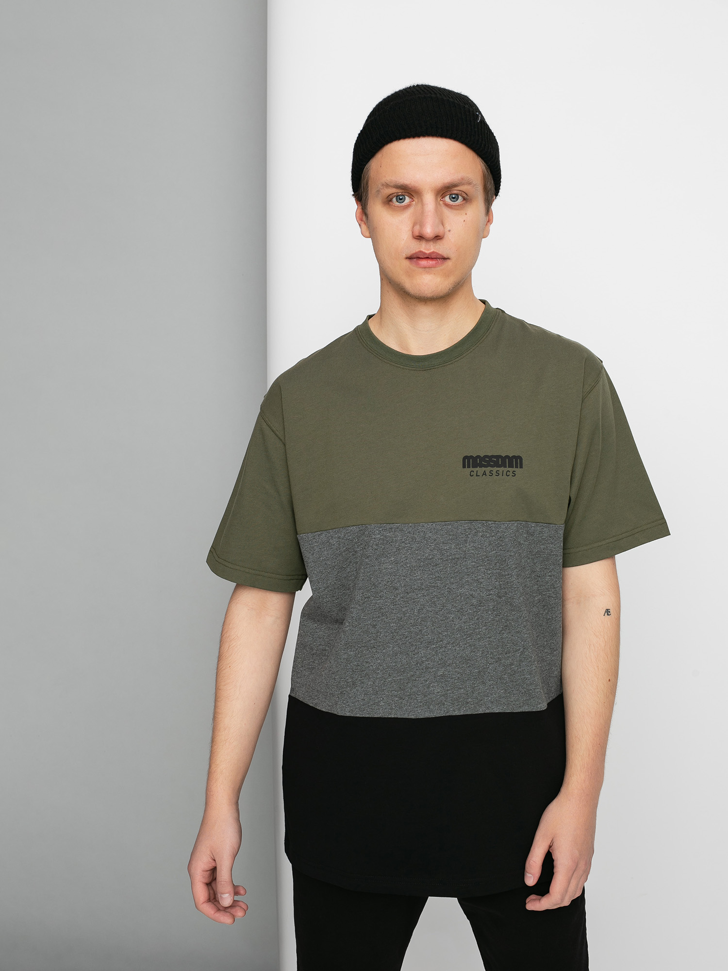 T-shirt MassDnm Zone (khaki/black)