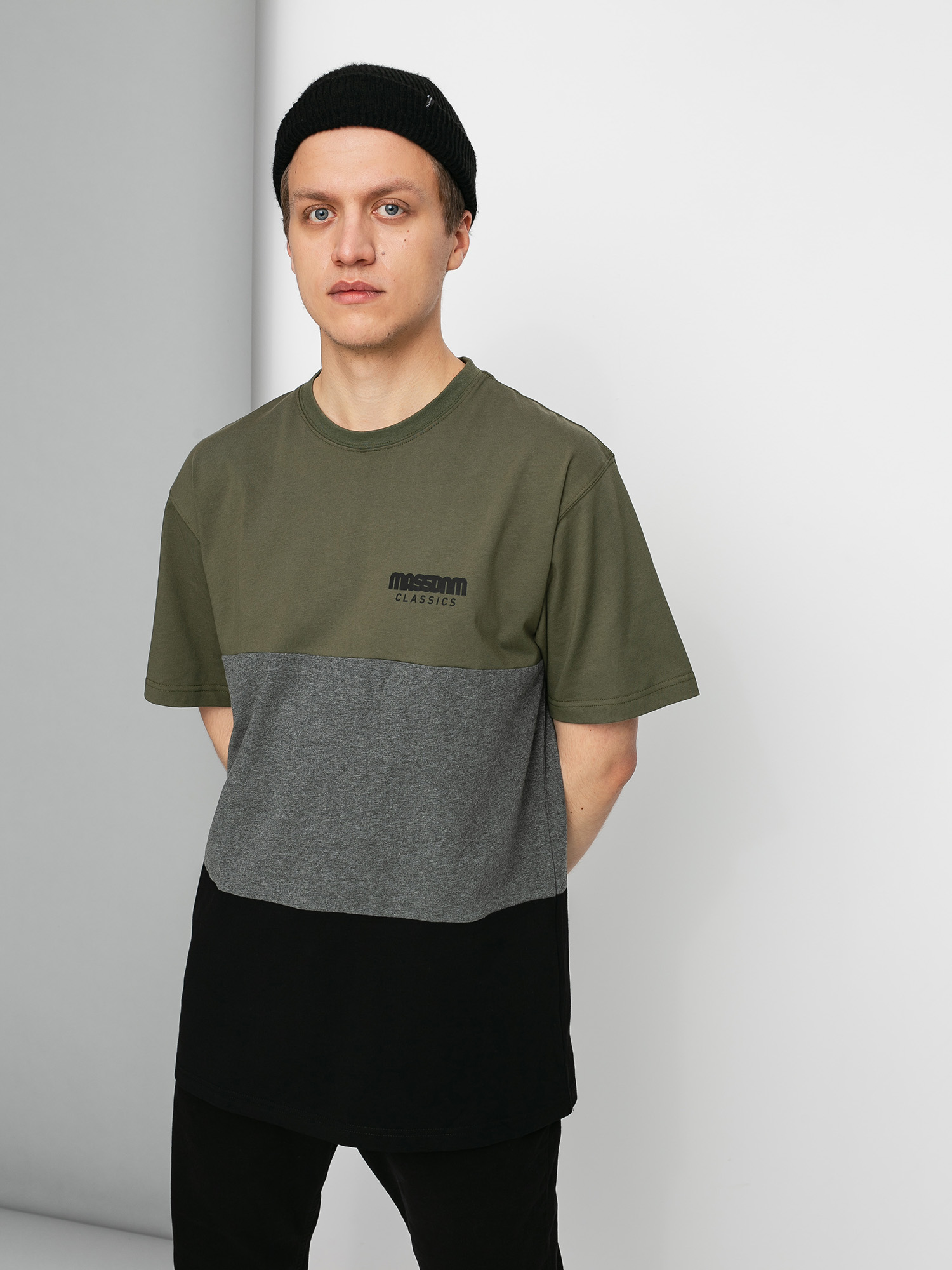 T-shirt MassDnm Zone (khaki/black)