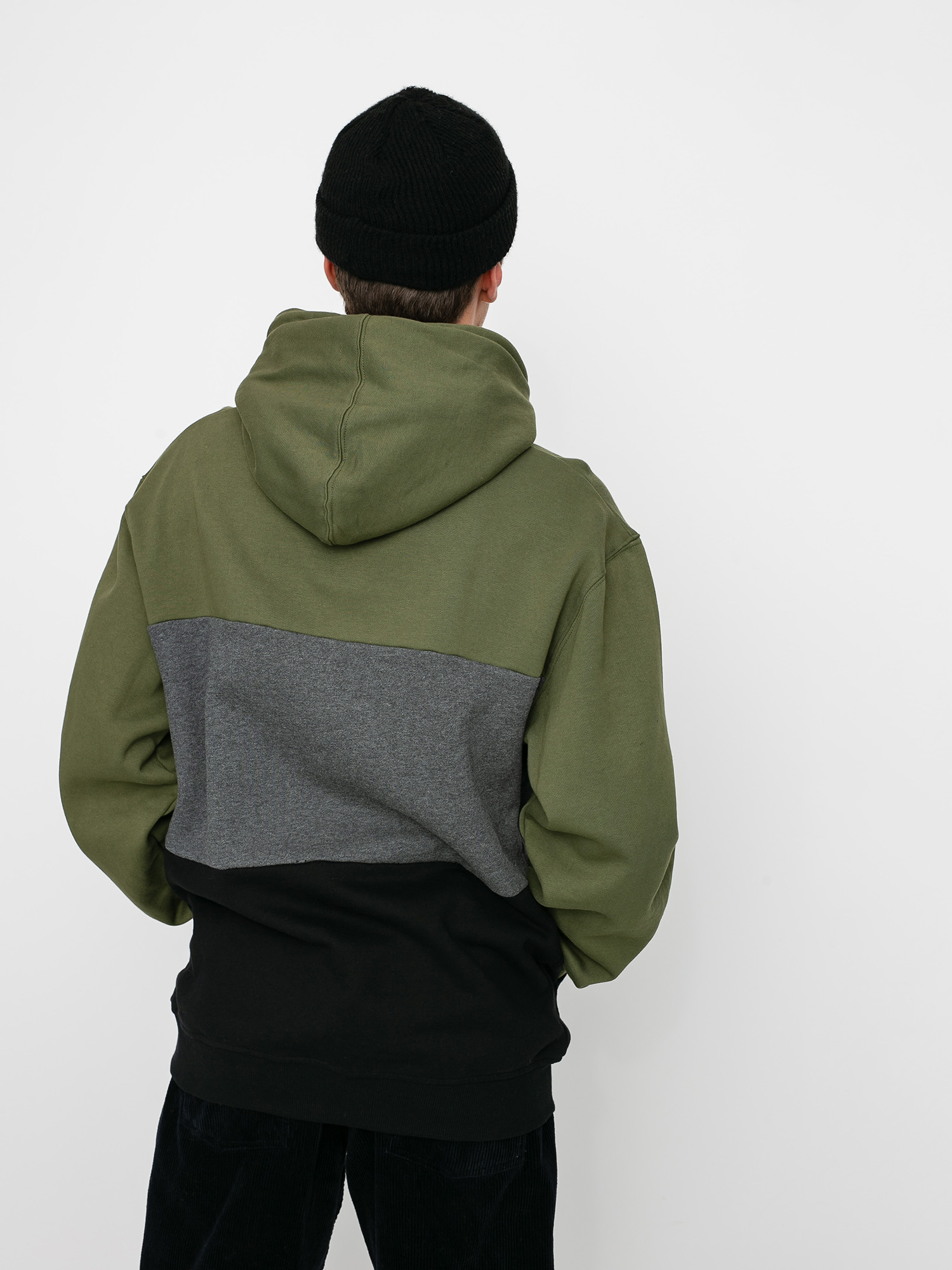 Bluza z kapturem MassDnm Zone HD (khaki/black)