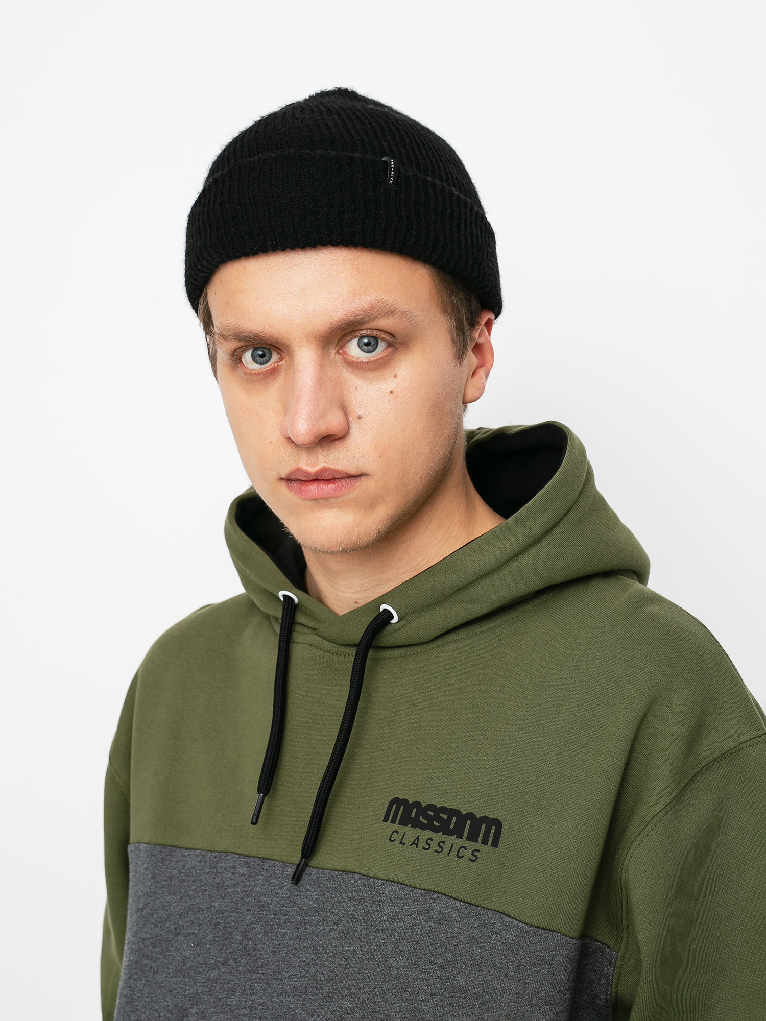 Bluza z kapturem MassDnm Zone HD (khaki/black)