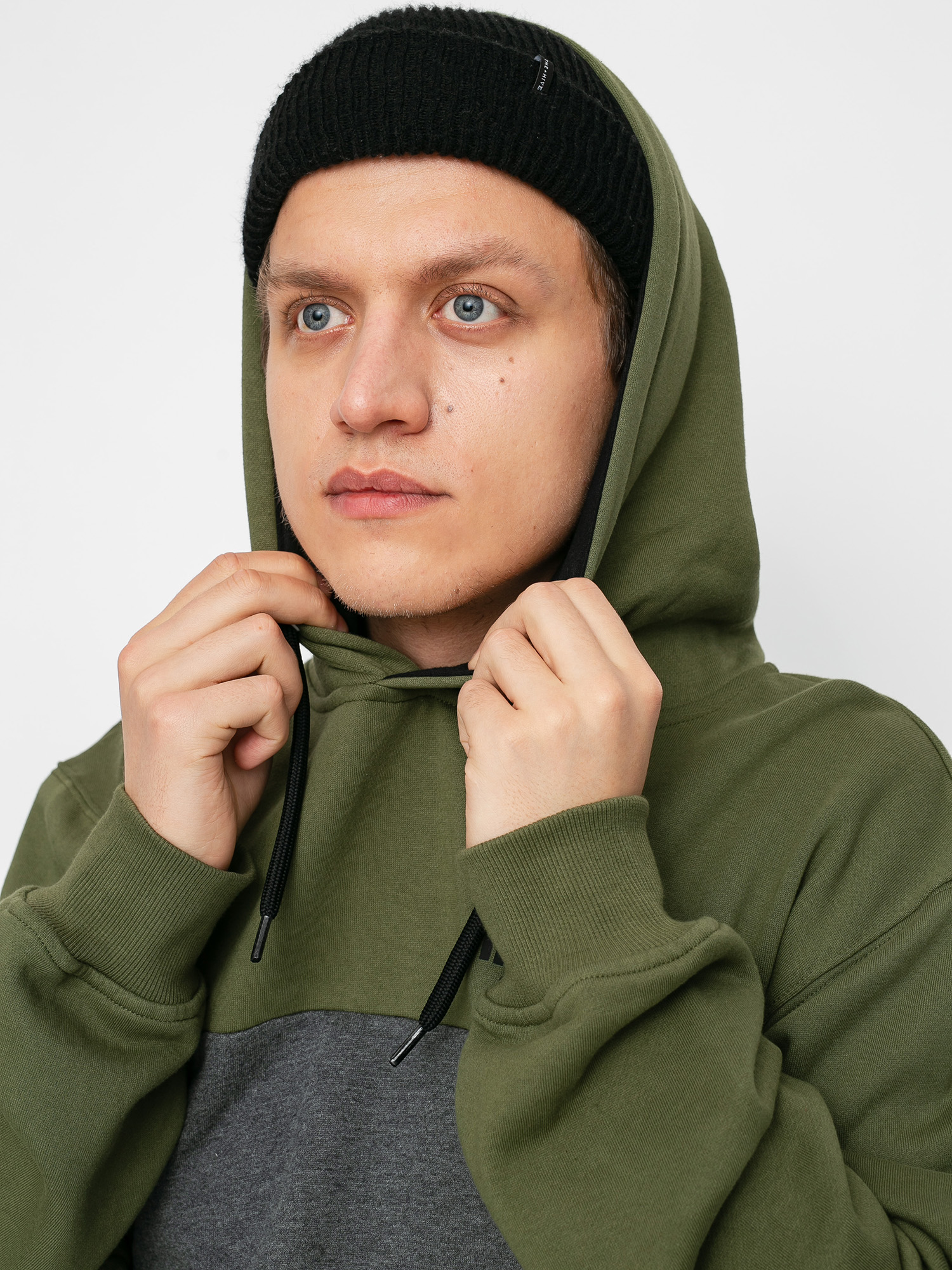 Bluza z kapturem MassDnm Zone HD (khaki/black)