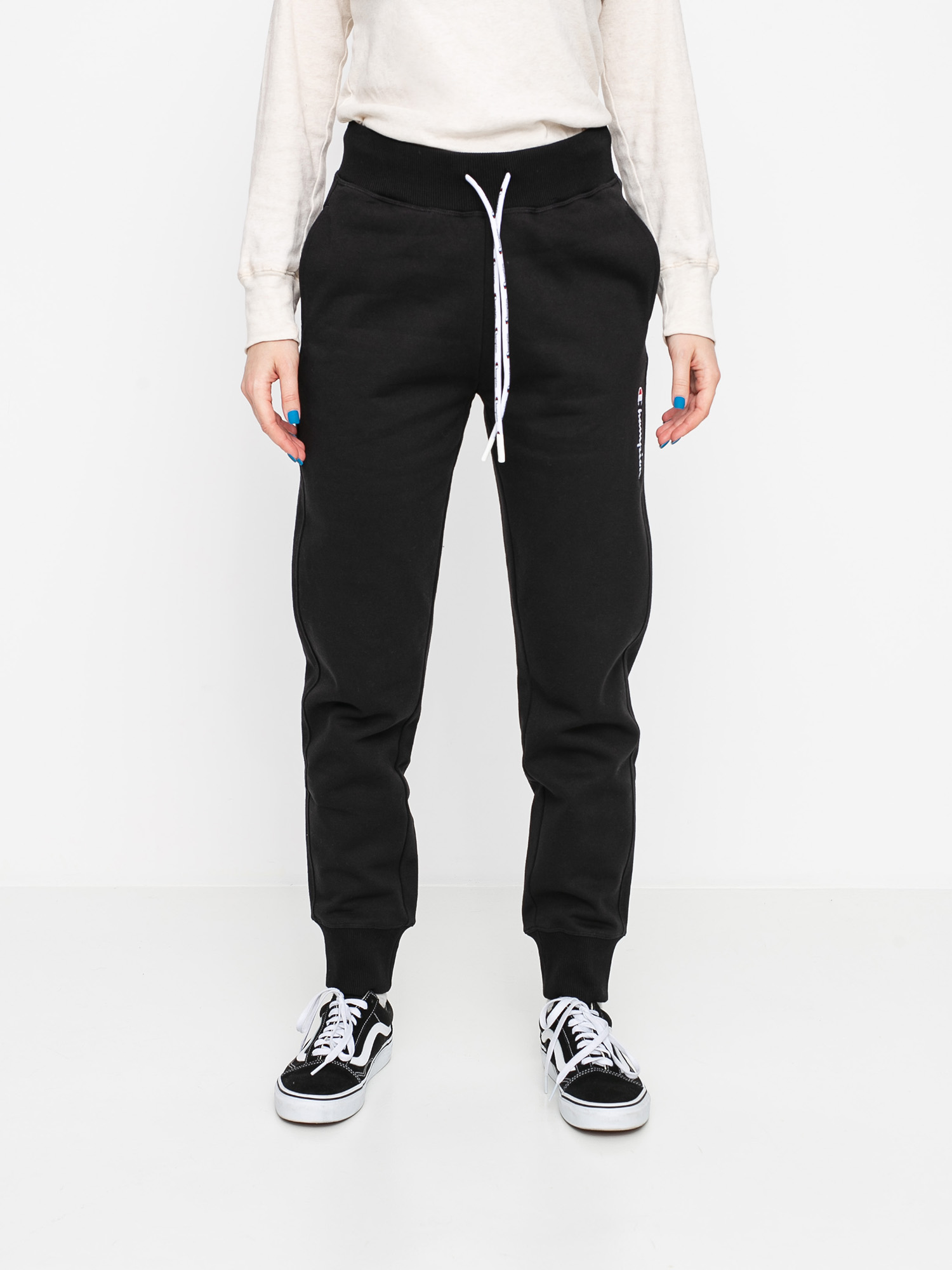 Spodnie Champion Rib Cuff 113191 Wmn (nbk)
