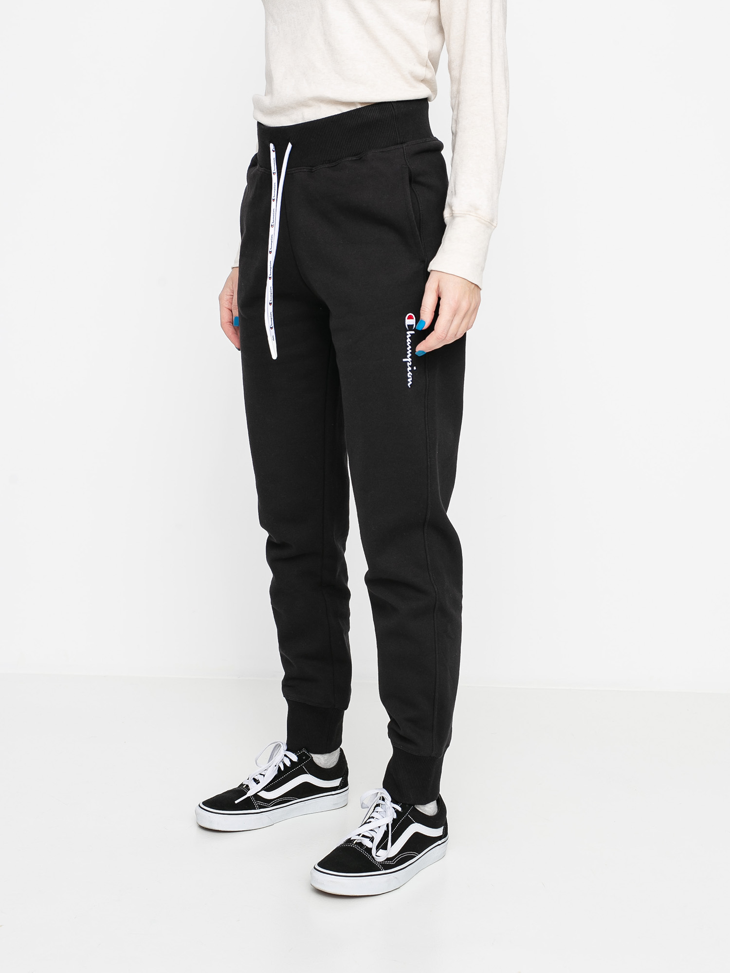 Spodnie Champion Rib Cuff 113191 Wmn (nbk)