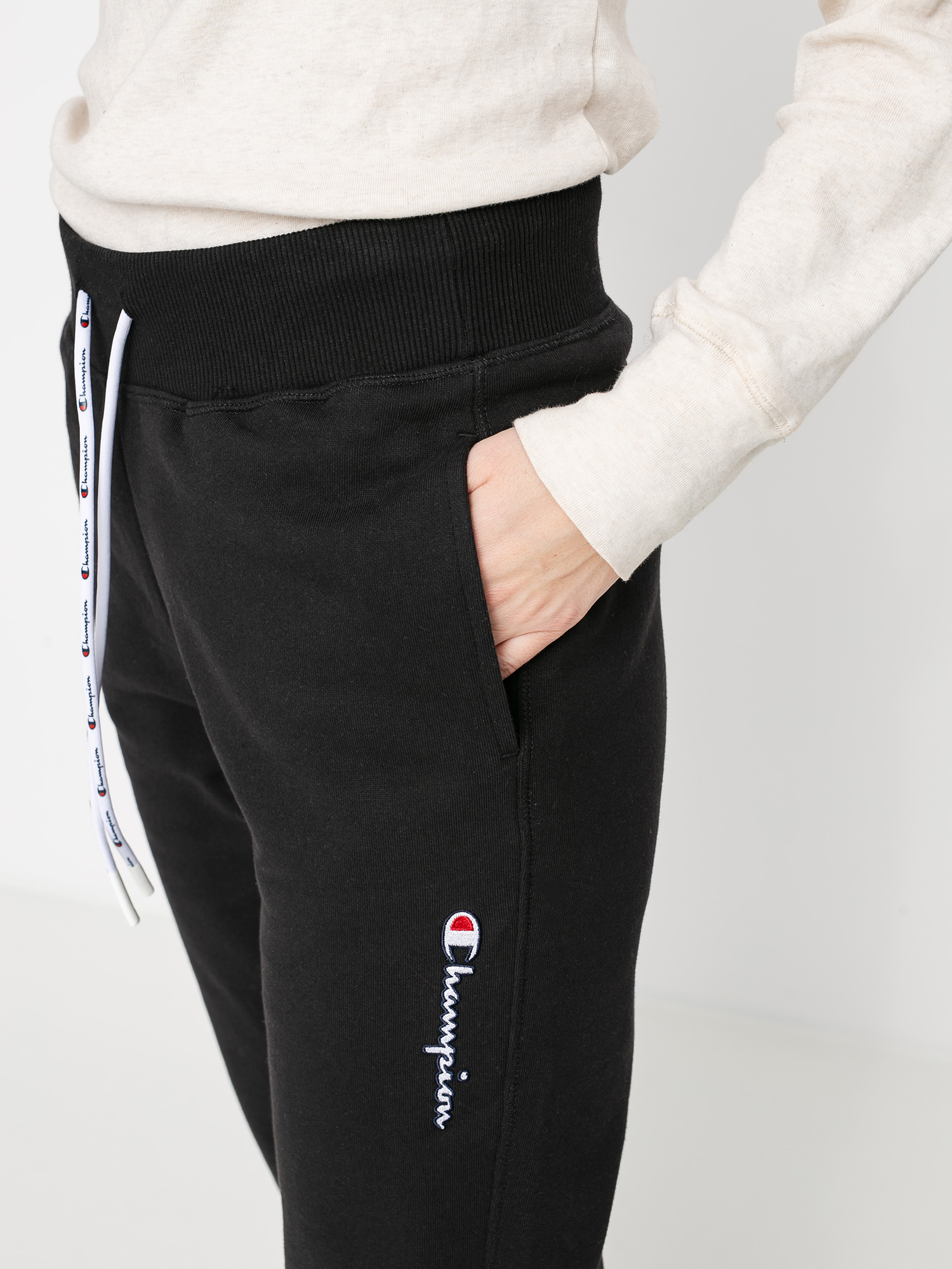 Spodnie Champion Rib Cuff 113191 Wmn (nbk)