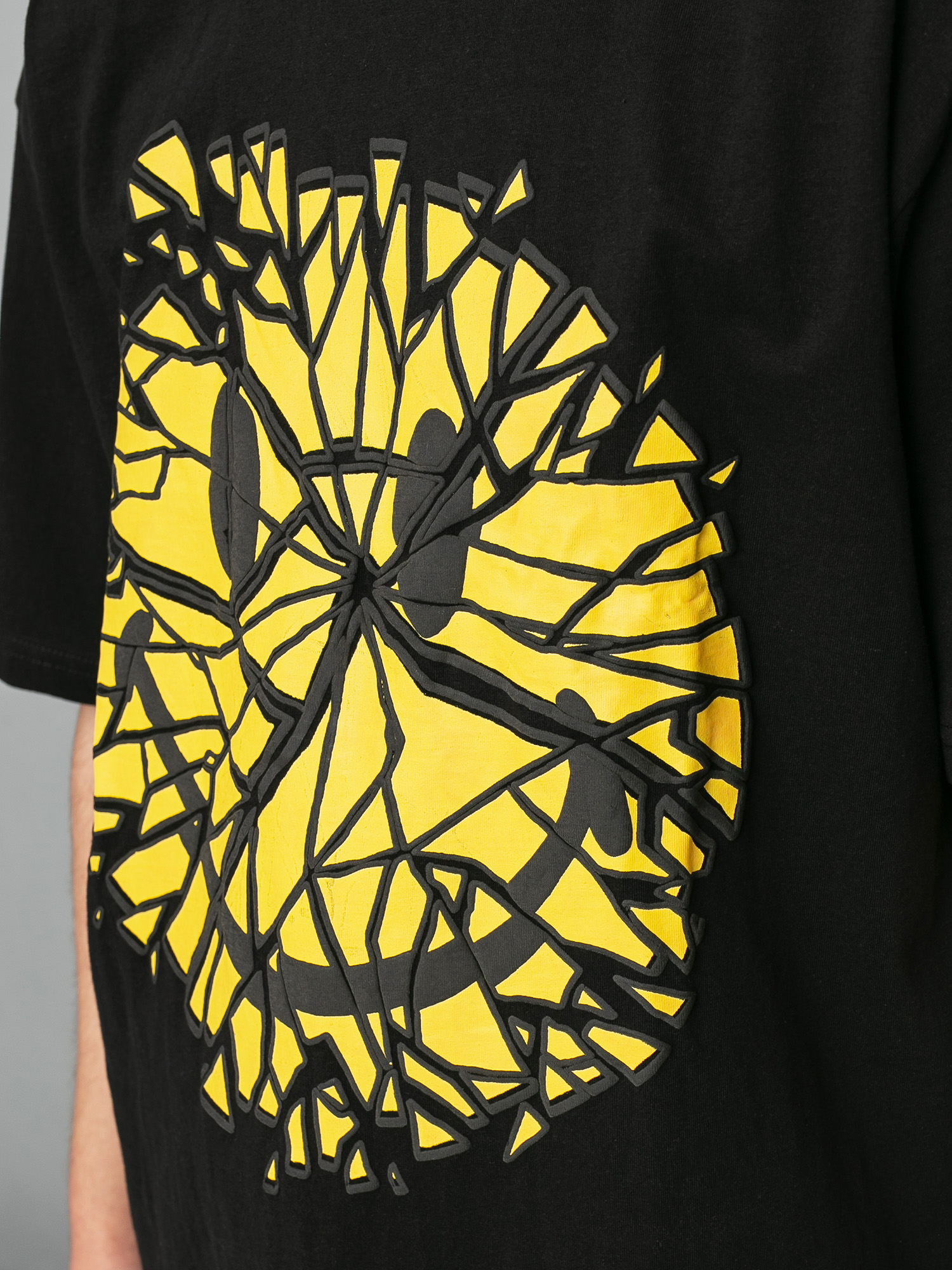 T-shirt Chinatown Market Glass Smiley (black)