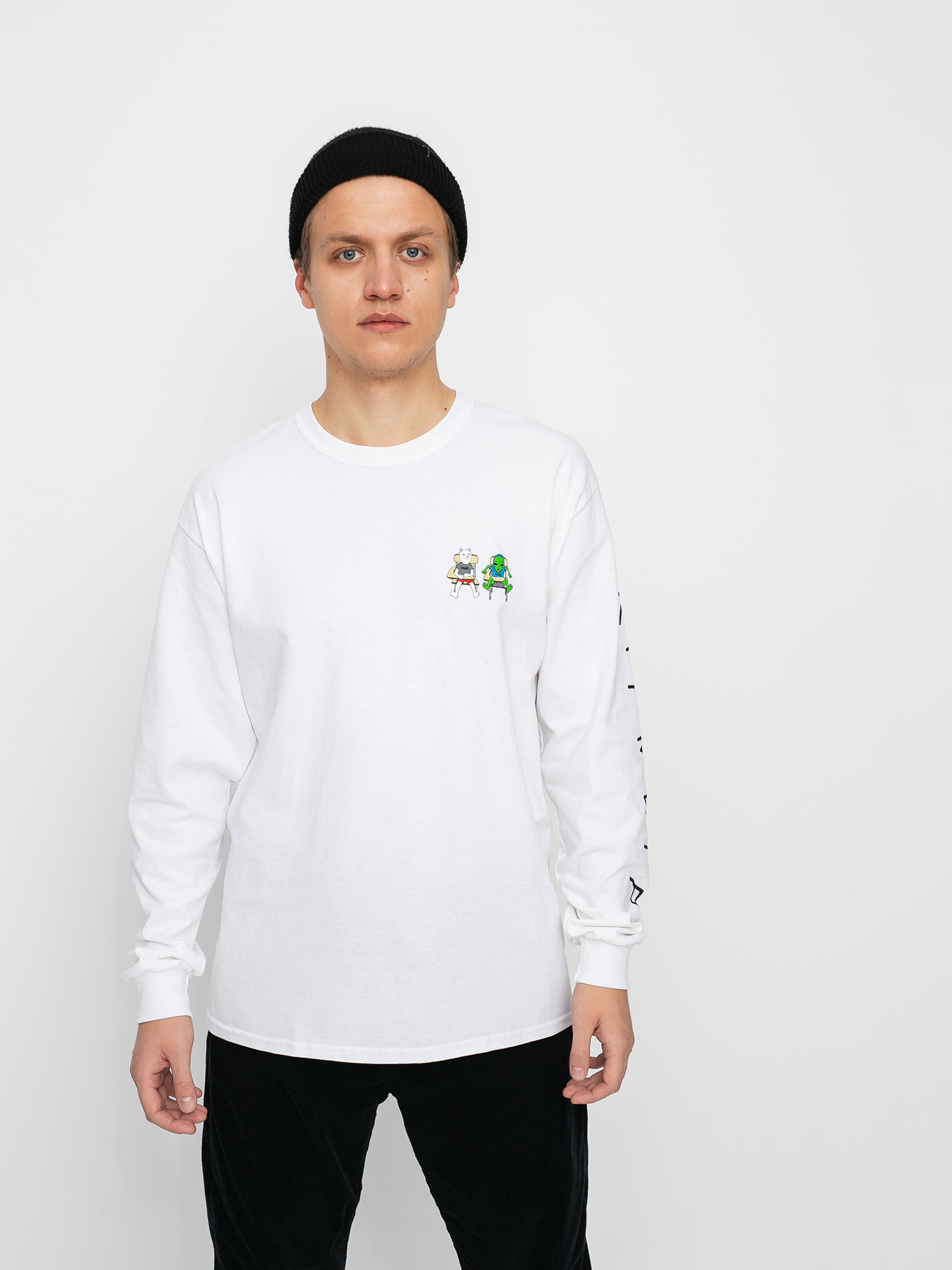 Longsleeve RipNDip Butts Up (white)