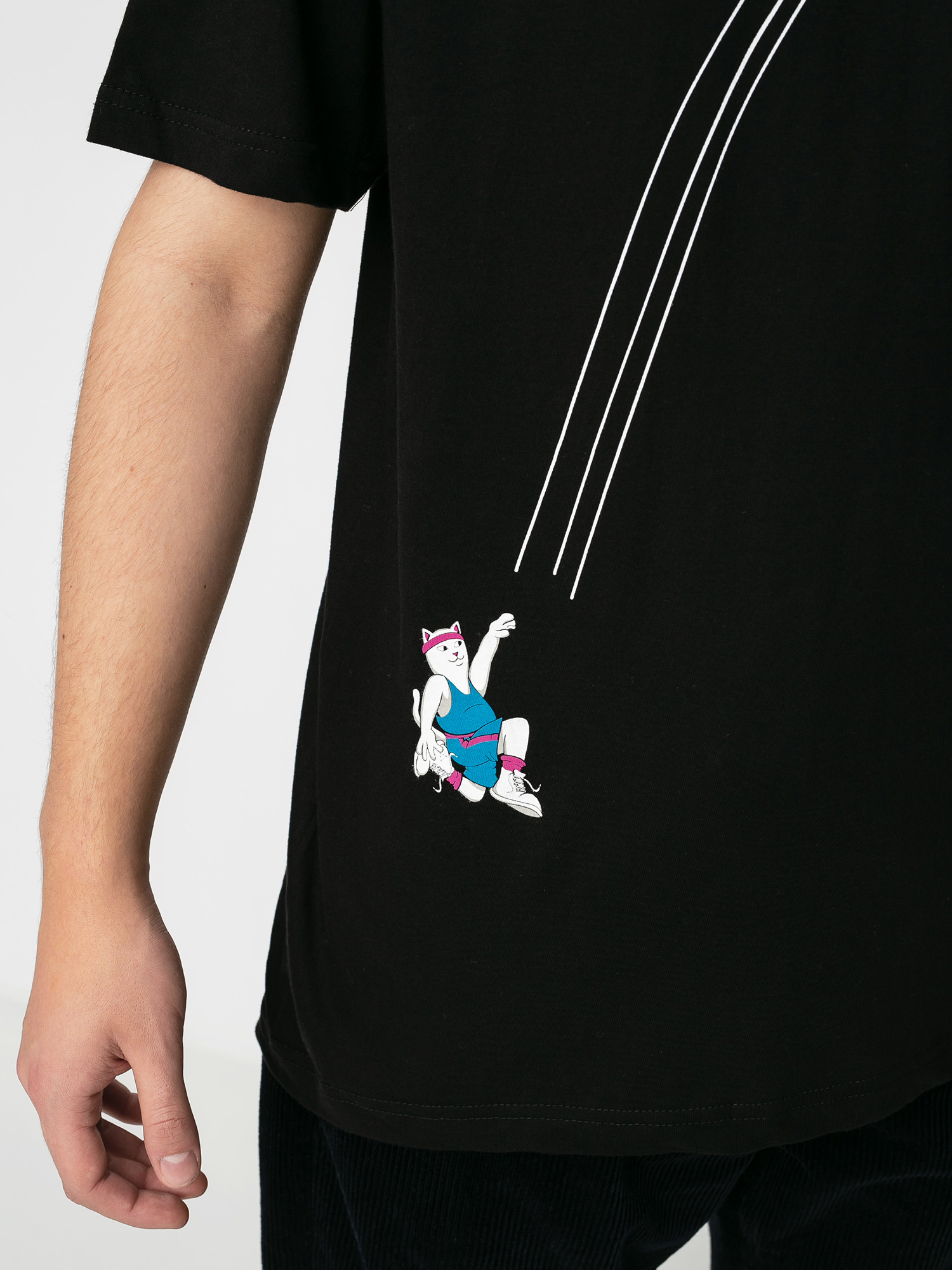 T-shirt RipNDip Hoops Pocket (black)