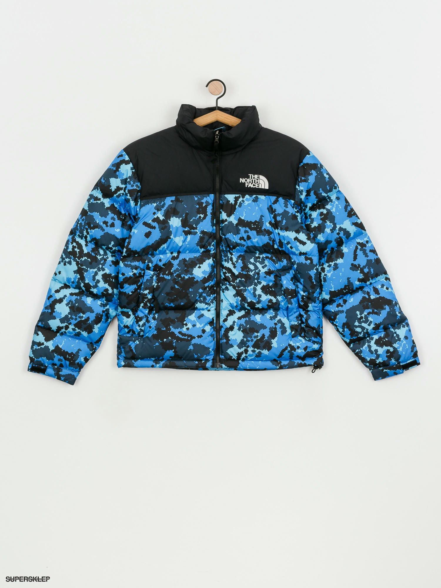 camo nuptse jacket