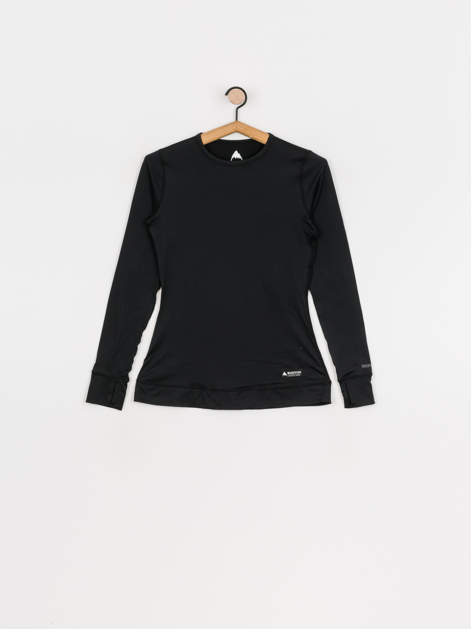 Damski Longsleeve aktywny Burton Midweight Base Layer Crew (true black)