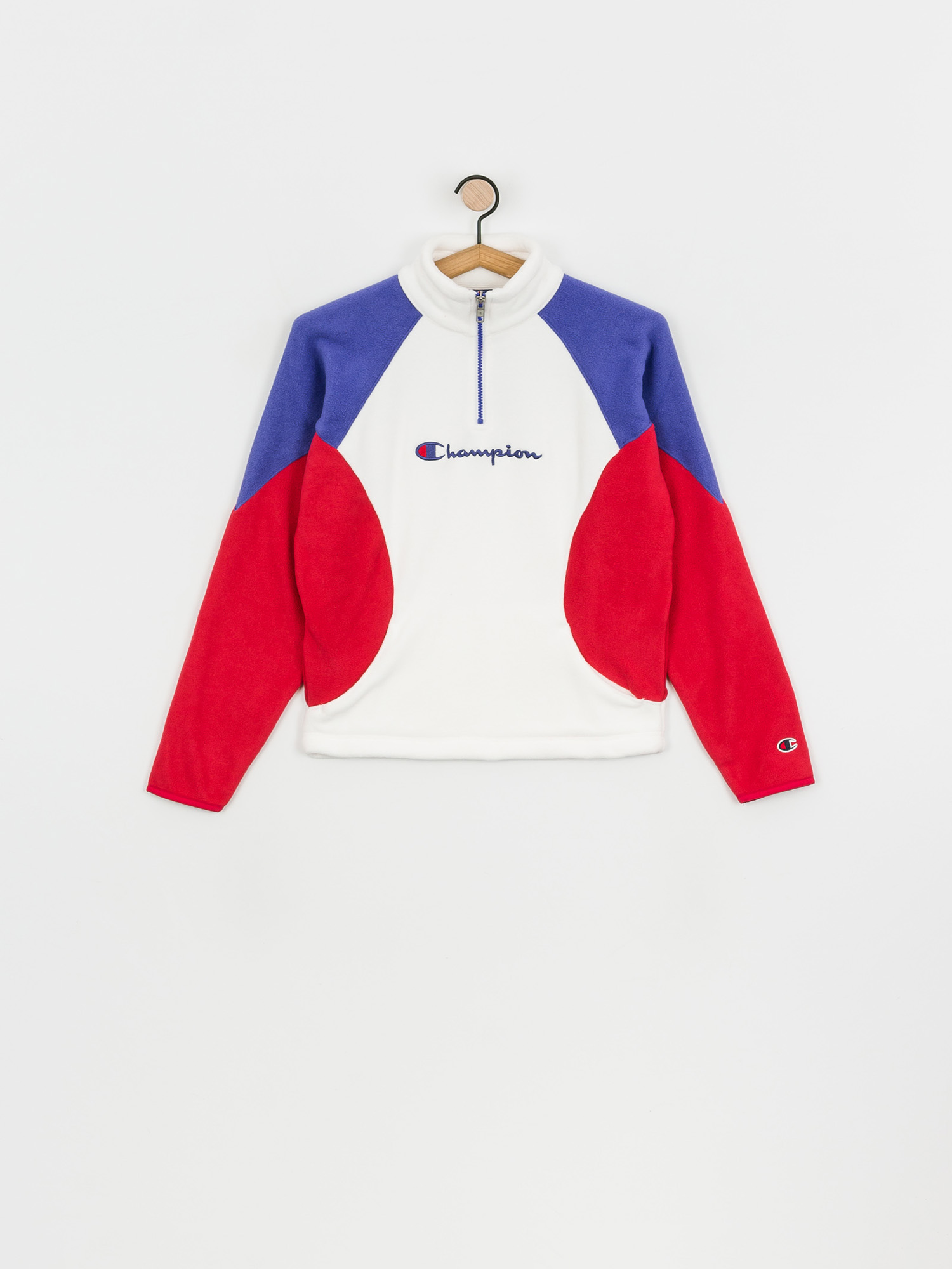 Bluza Champion High Neck Top 113347 Wmn (wht/ryr/scbl)
