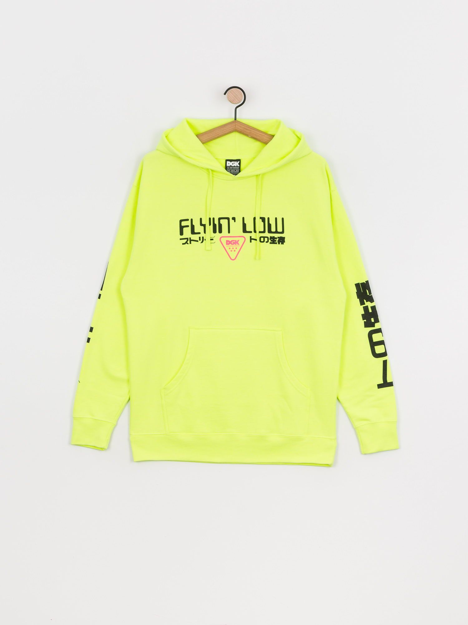 Bluza z kapturem DGK Liquid City HD (sefety green)