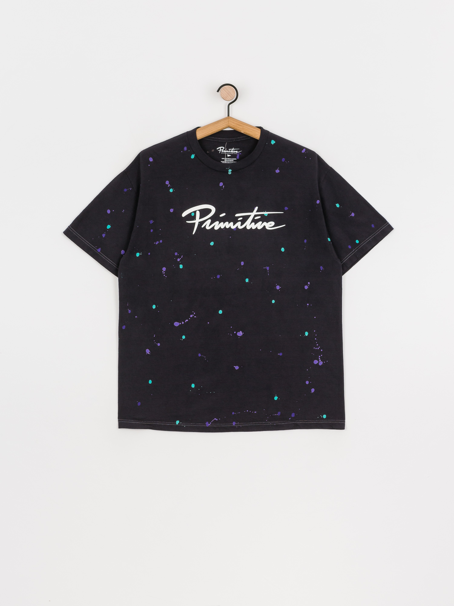 T-shirt Primitive Nuevo Puff Washed (black)