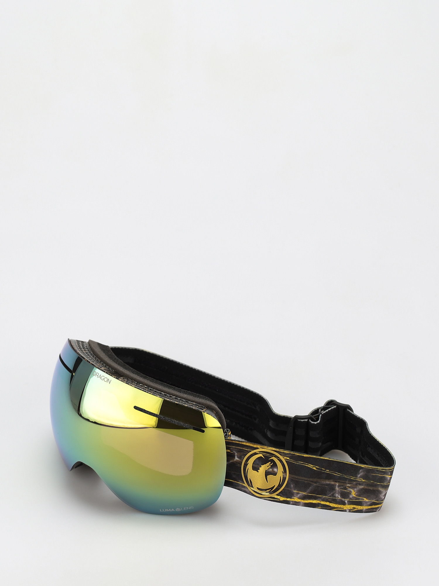 Gogle Dragon X1 (14 karat/ll gold ion/ll amber)