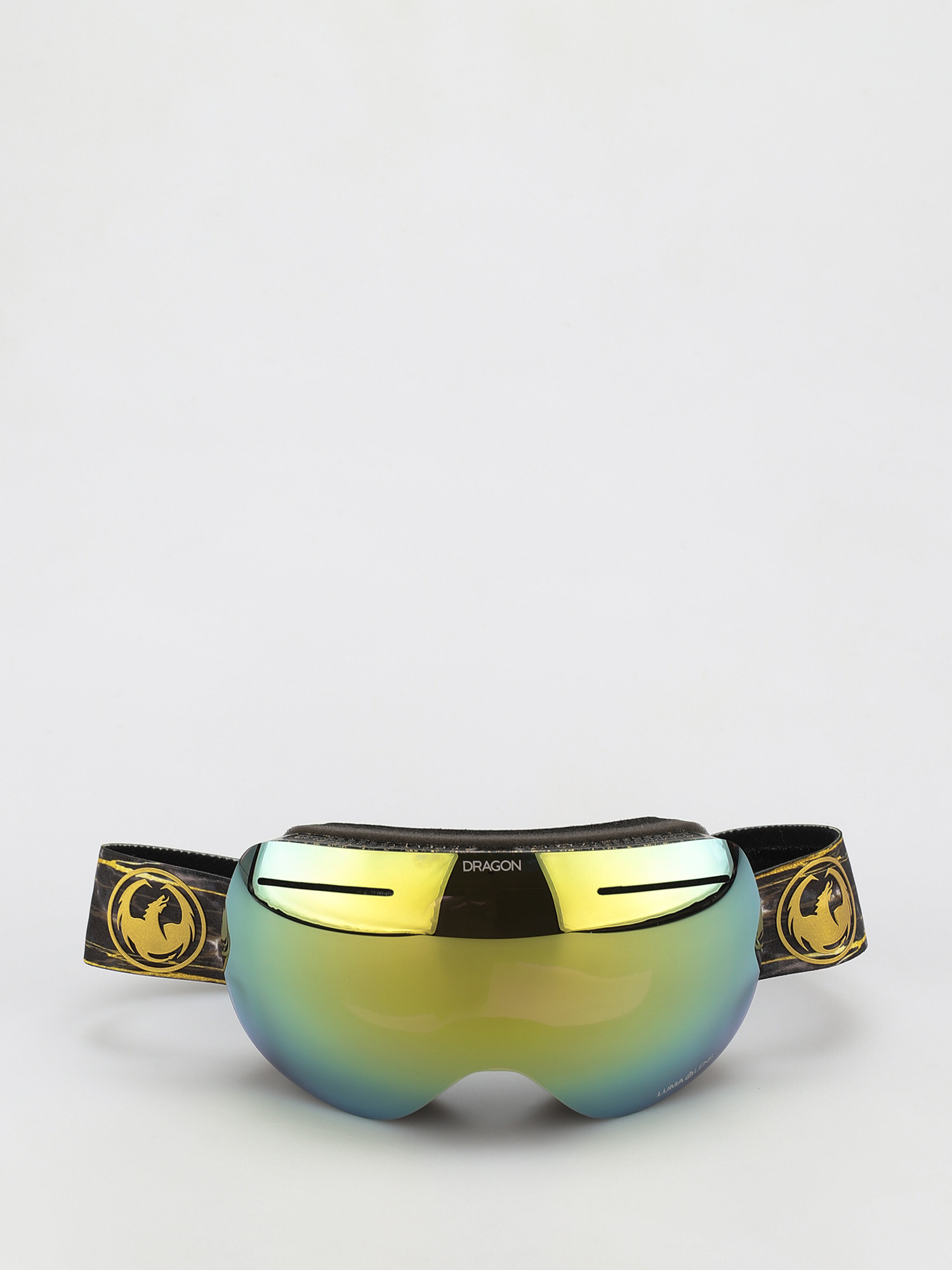 Gogle Dragon X1 (14 karat/ll gold ion/ll amber)