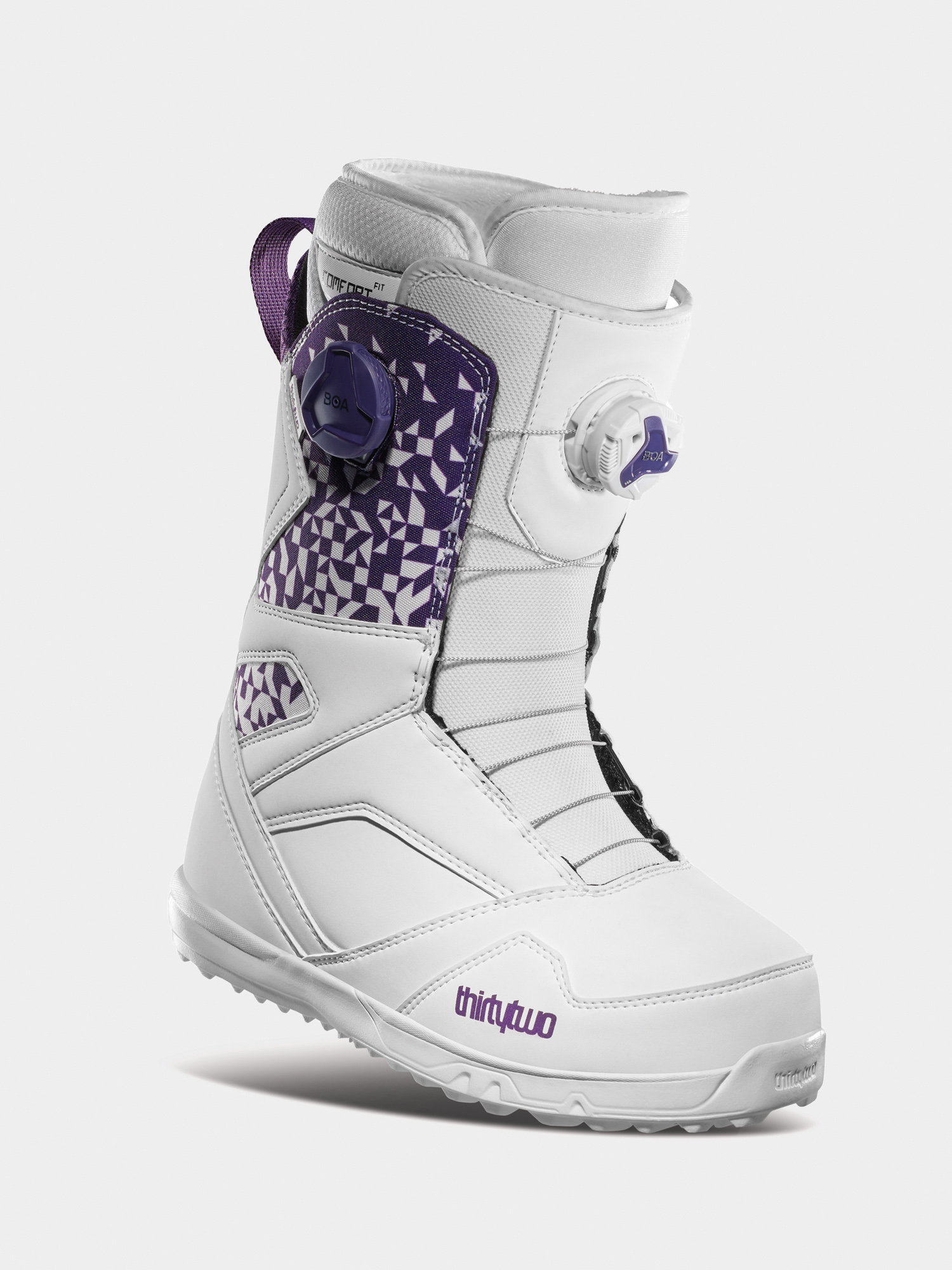 Damskie Buty snowboardowe ThirtyTwo Stw Double Boa (white/purple)