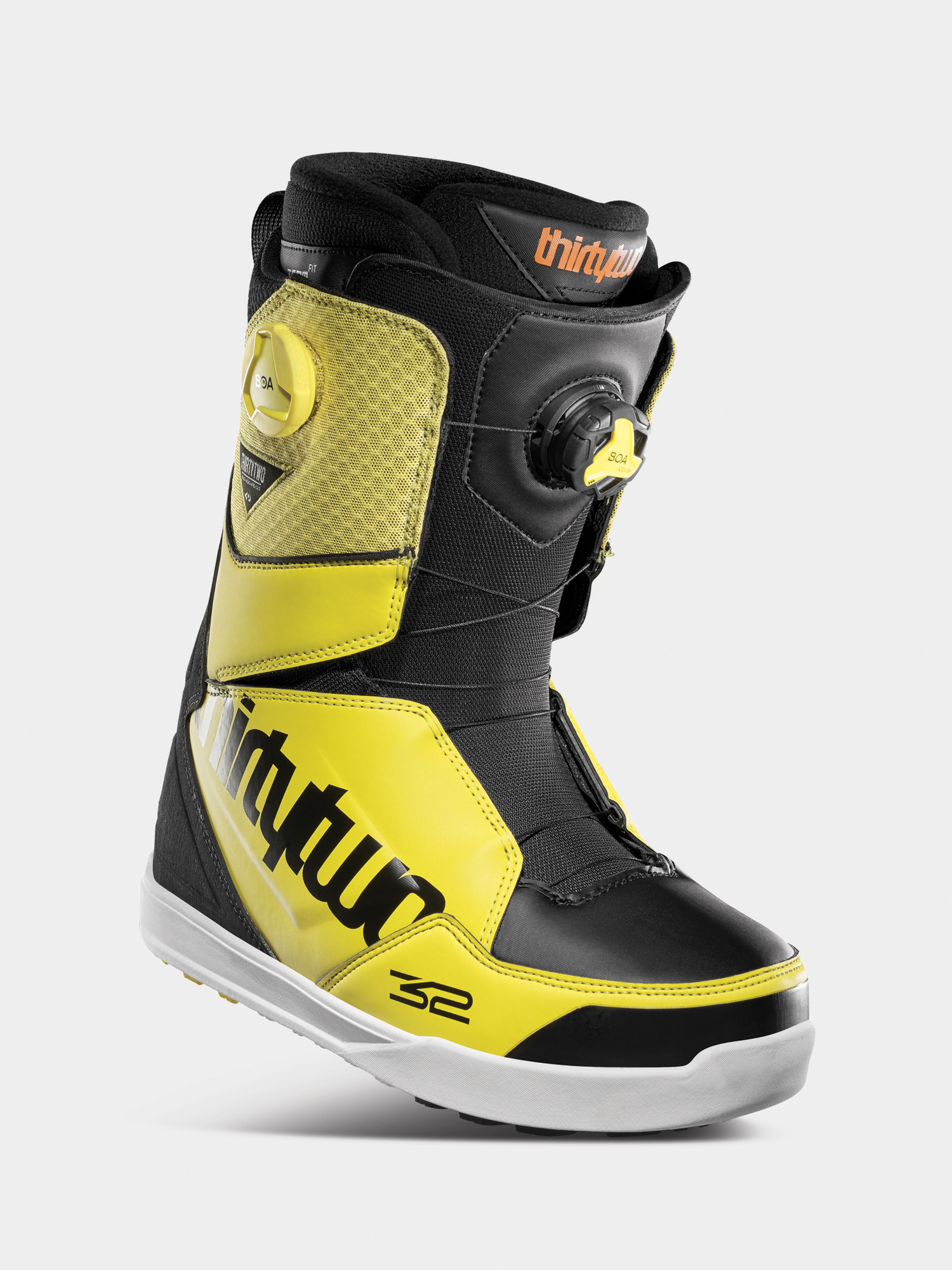 Męskie Buty snowboardowe ThirtyTwo Lashed Double Boa (black/yellow)